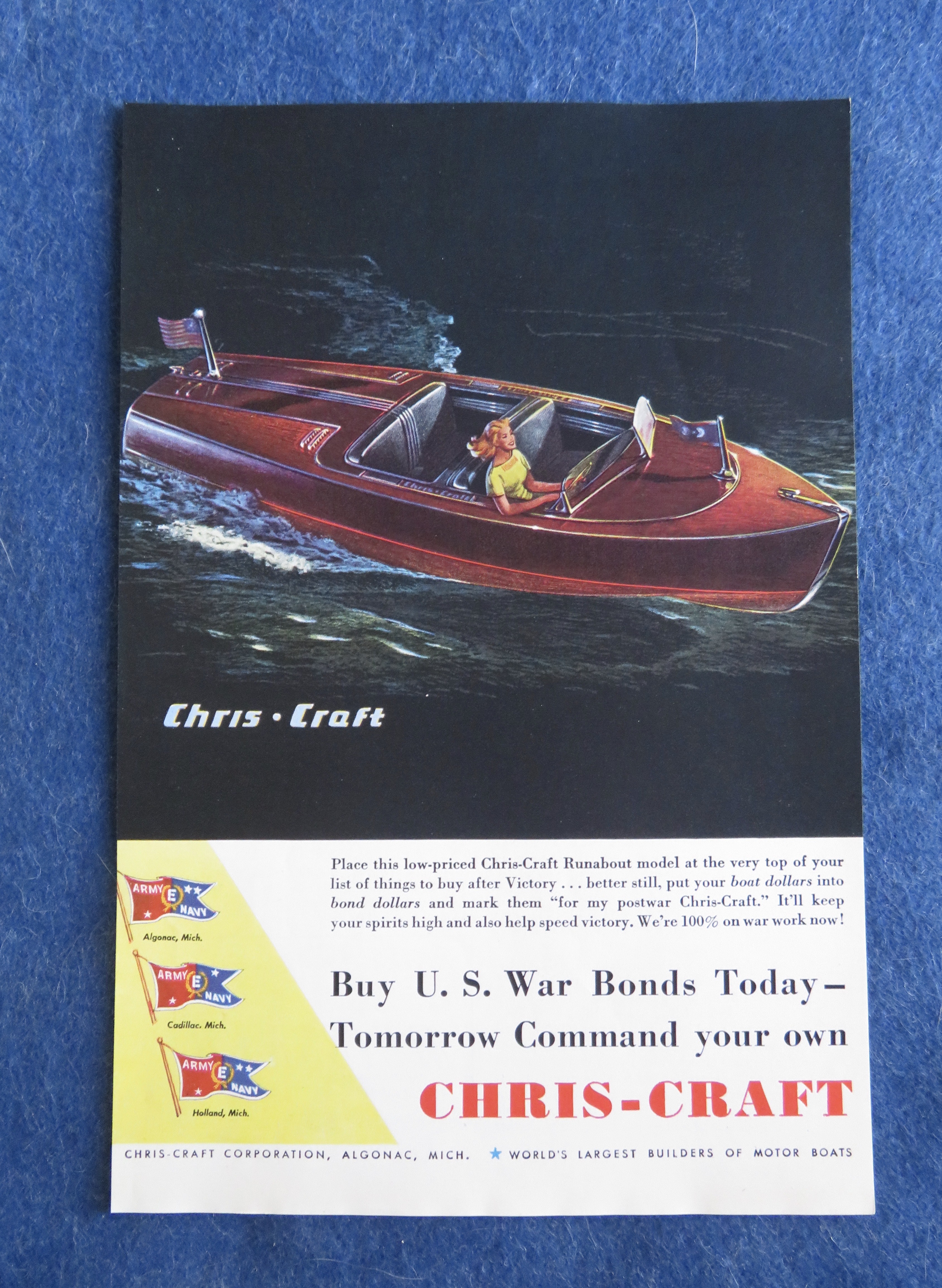 1944 Chris Craft with the Runabout Model