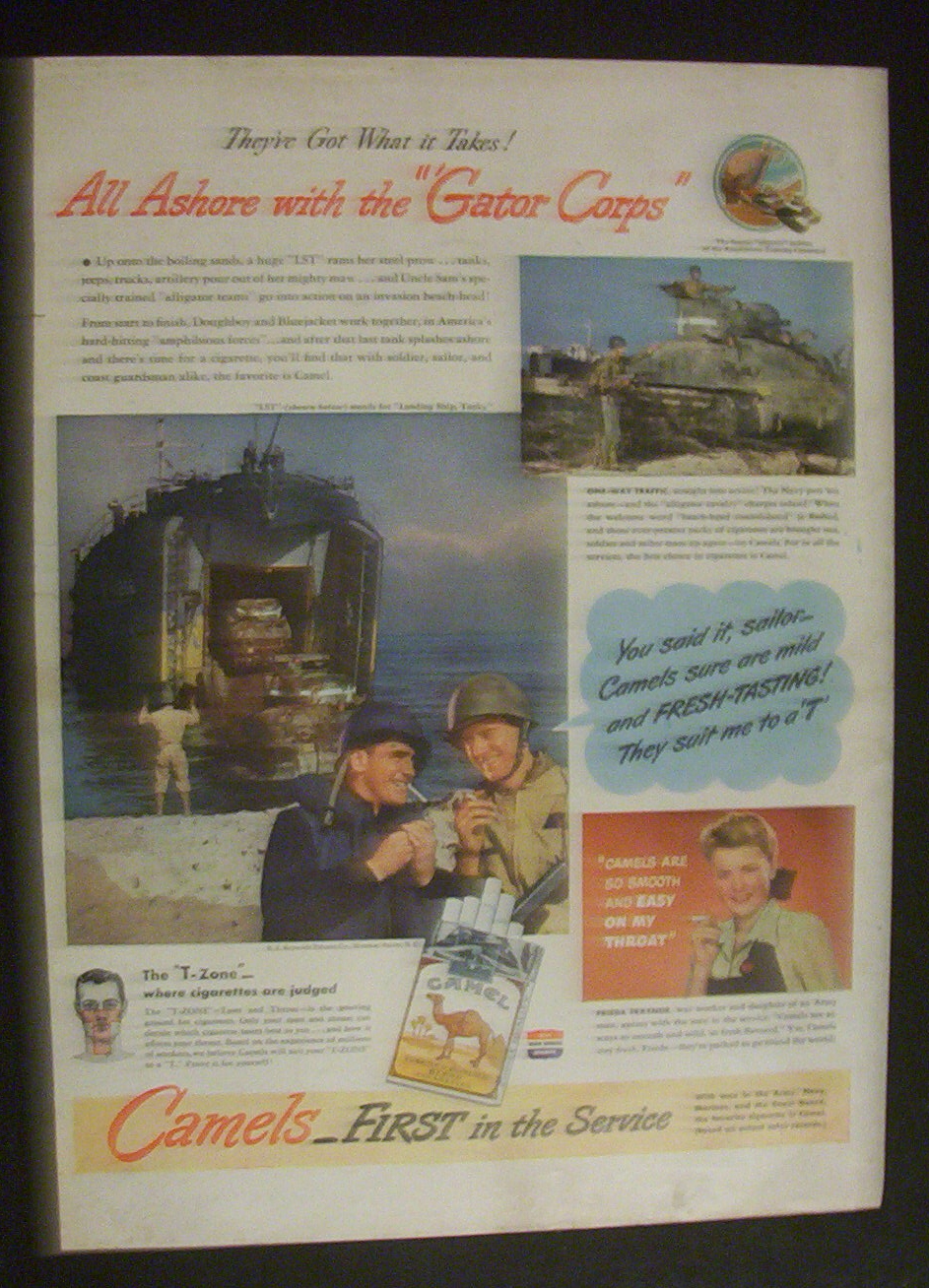 1944  Camel  Cigarettes
