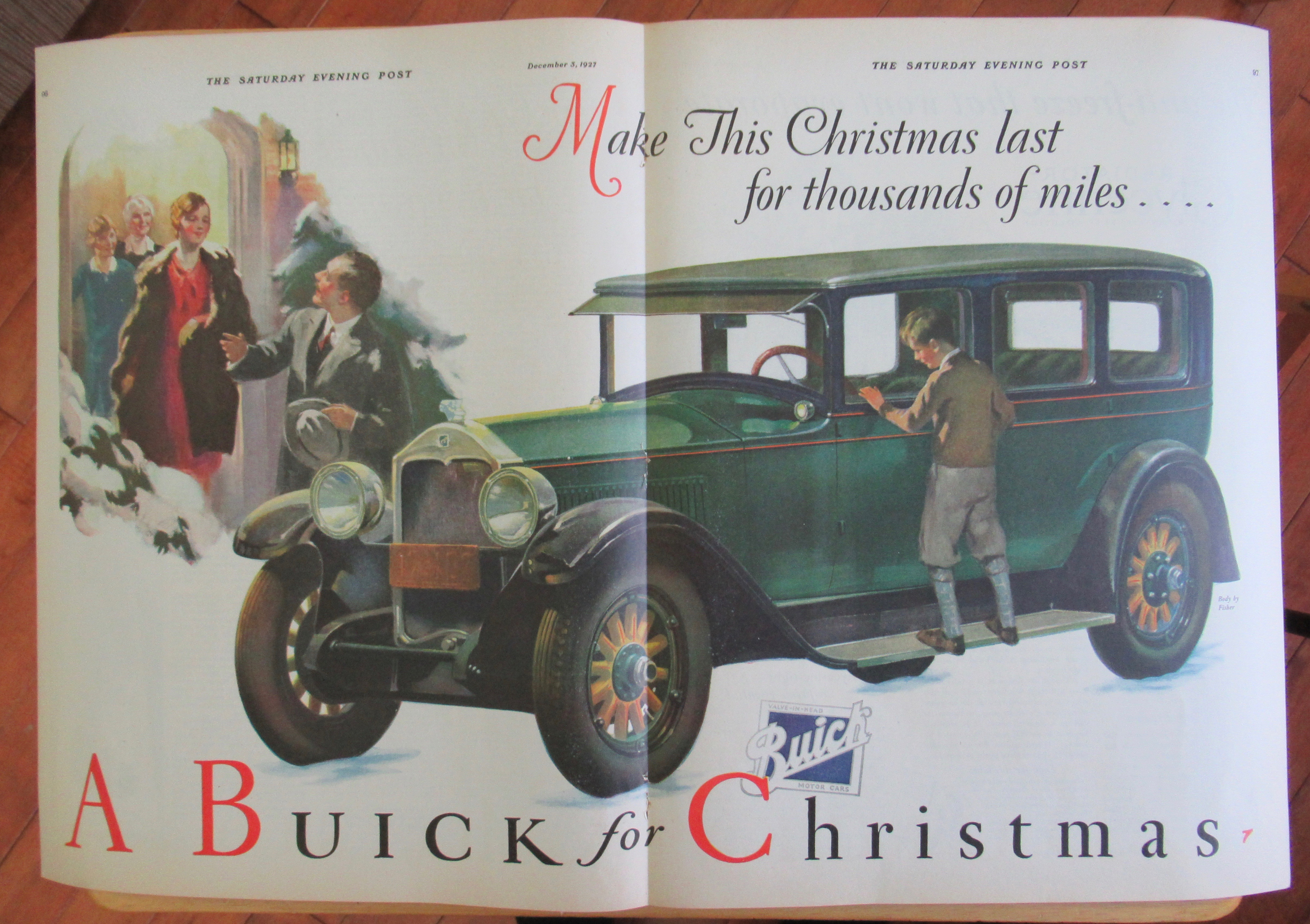 1927 Buick Automobile with A Buick For Christmas
