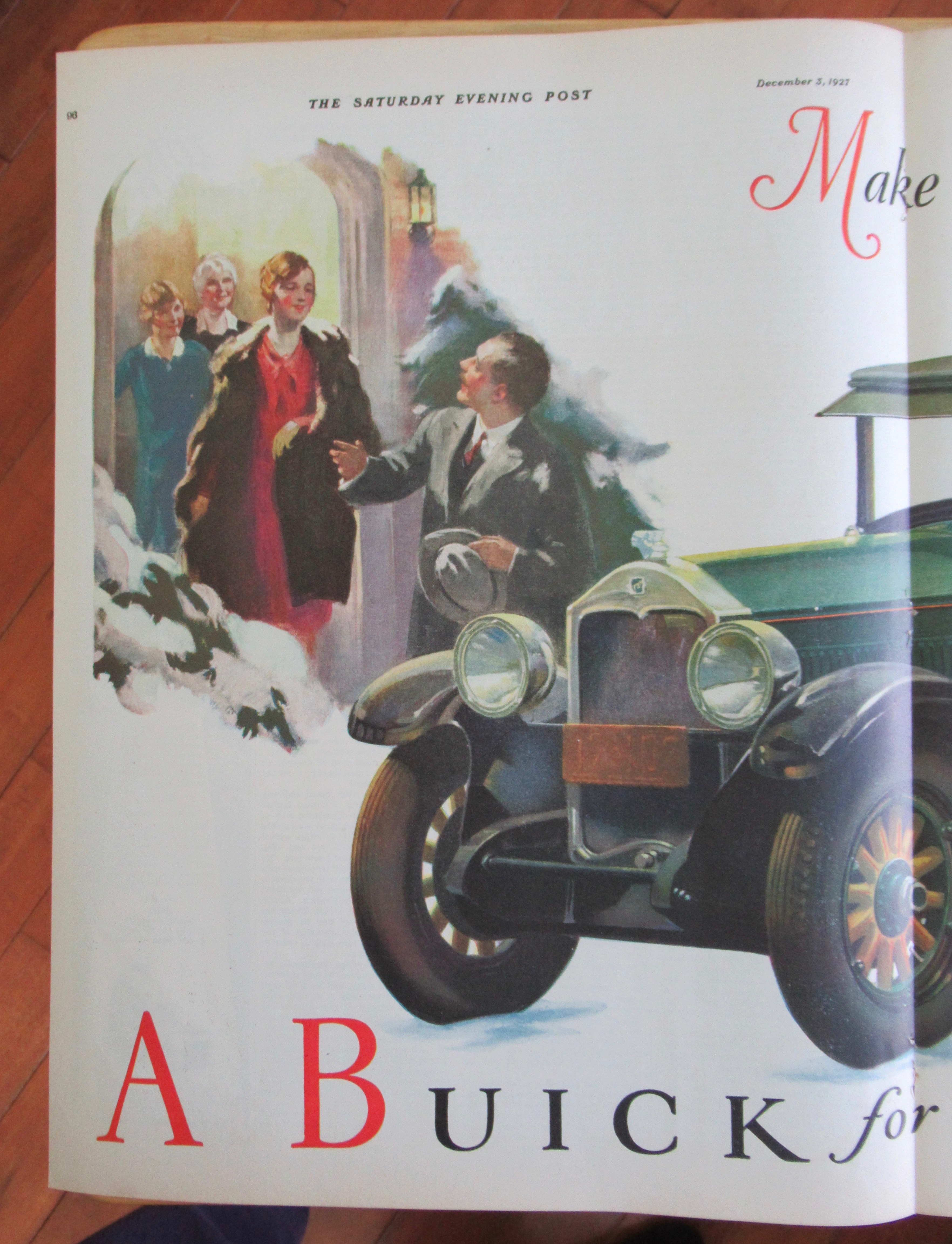 1927 Buick Automobile with A Buick For Christmas