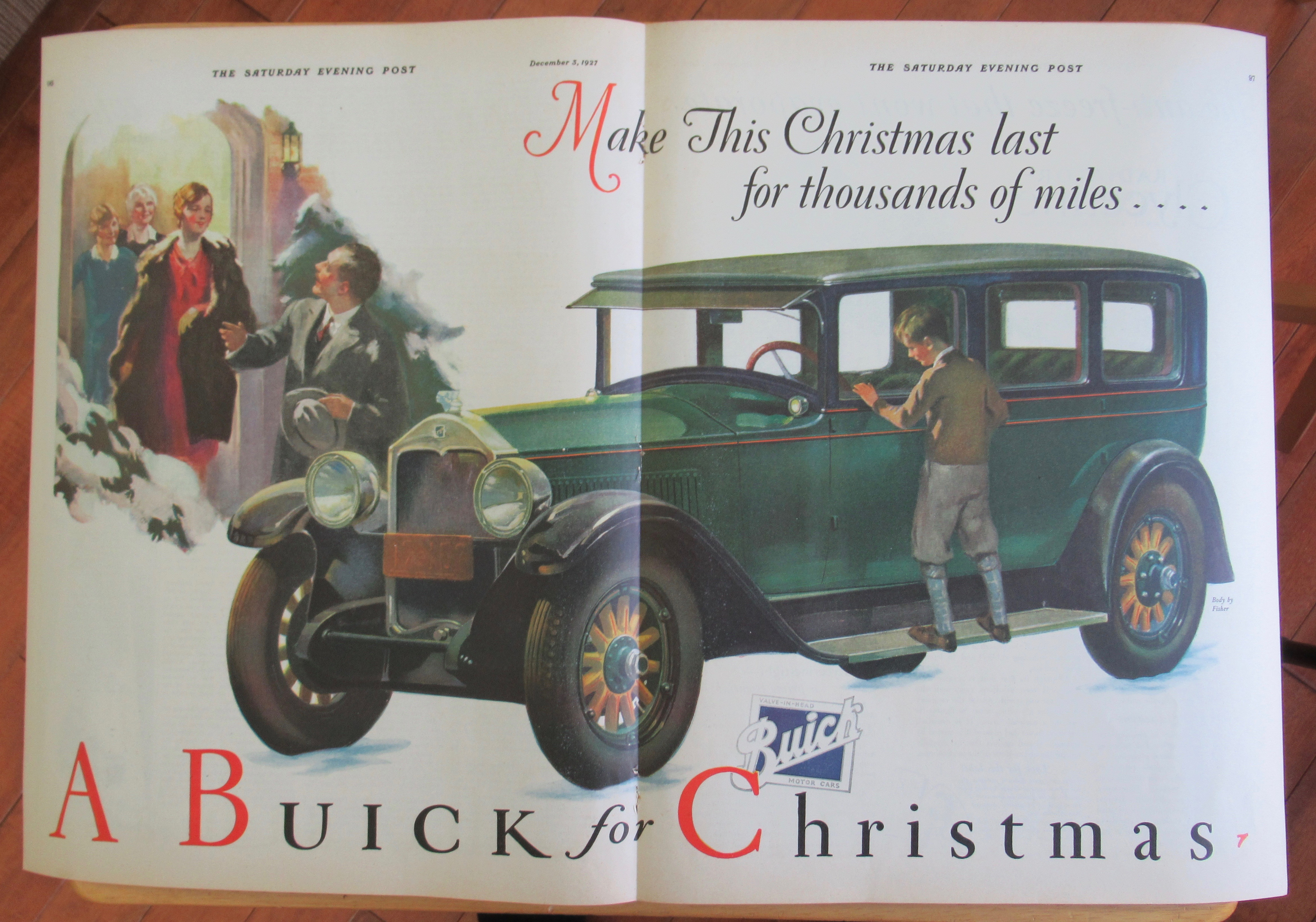 1927 Buick Automobile with A Buick For Christmas