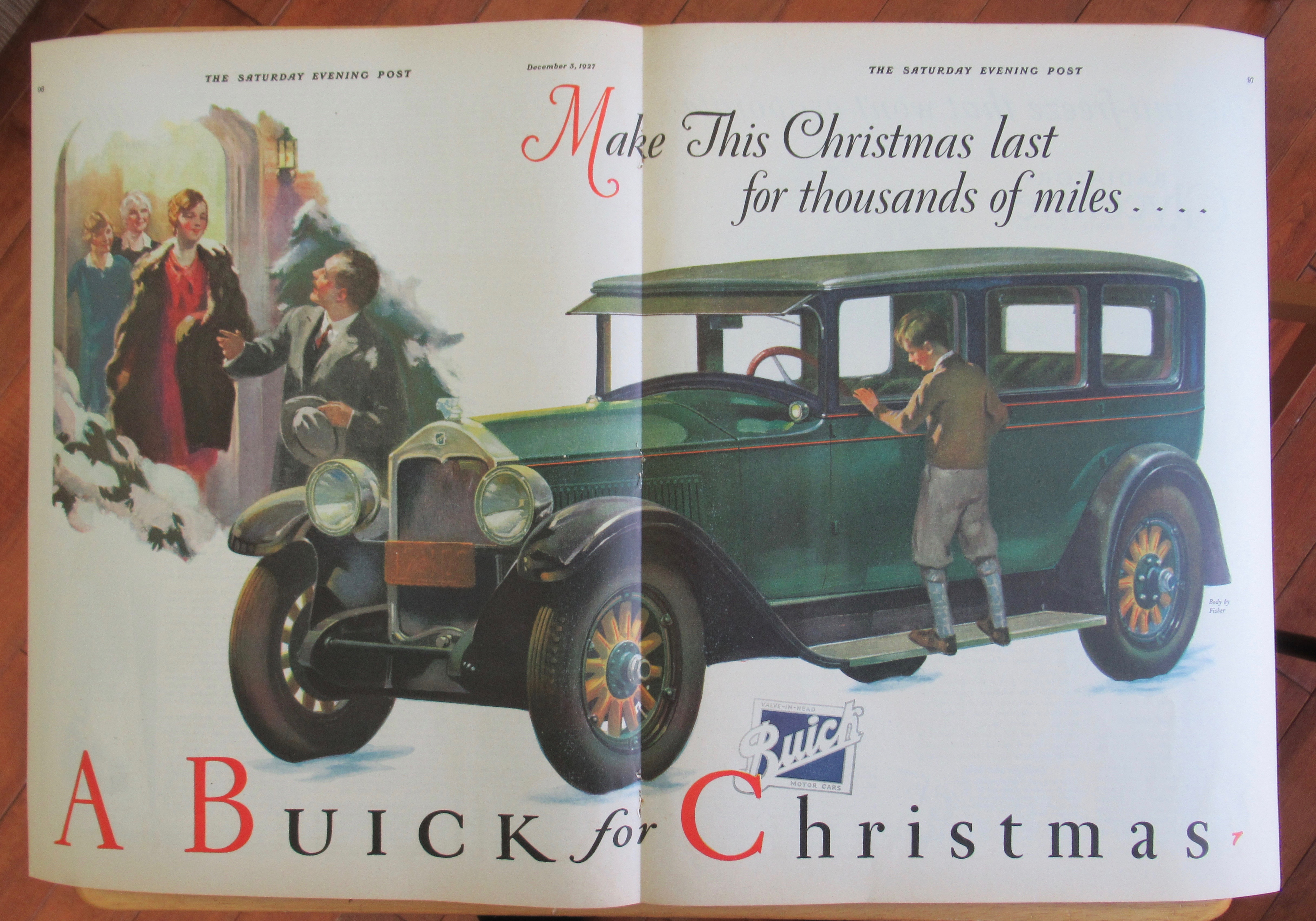 1927 Buick Automobile with A Buick For Christmas