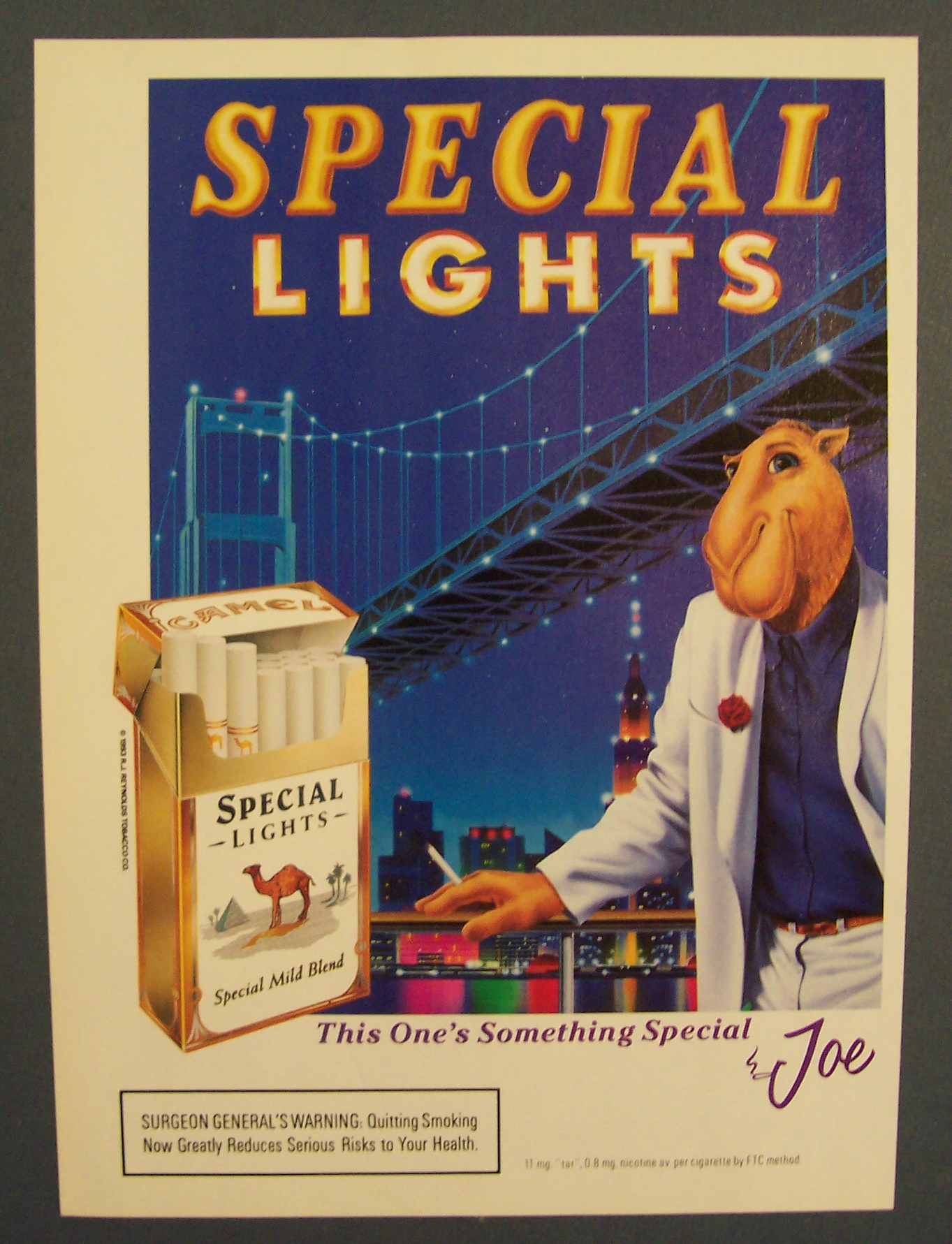 1993 Camel Cigarettes with Joe The Camel