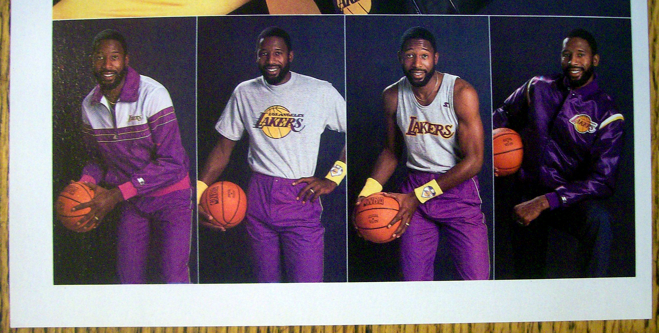 Ad: 1986 Starter Jacket with James Worthy