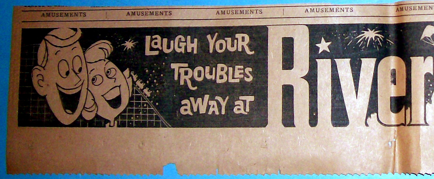 1961 Riverview Amusement Park with Laugh Away Troubles