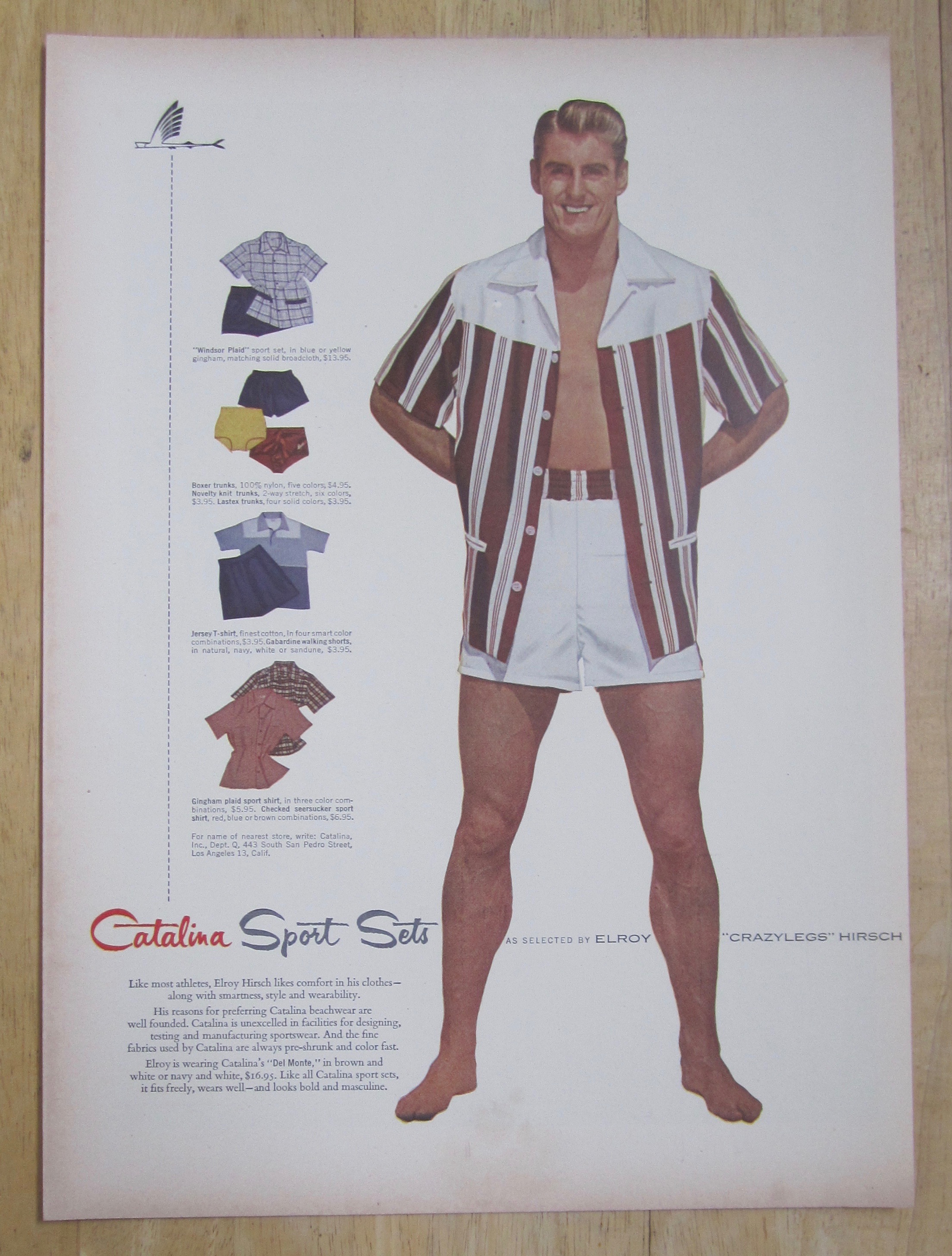 1954 Catalina Sport Sets with Elroy (Crazylegs) Hirsch