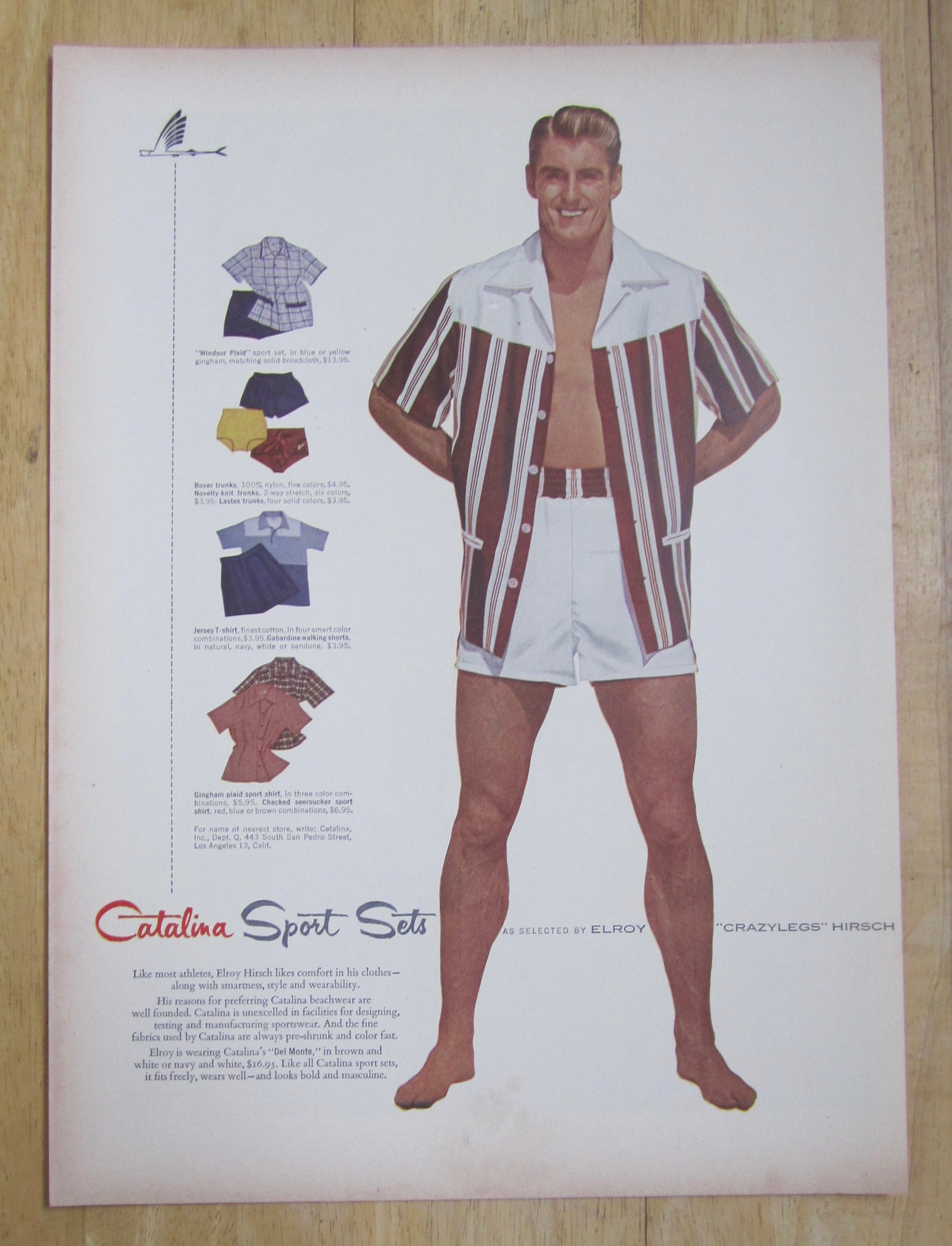 1954 Catalina Sport Sets with Elroy (Crazylegs) Hirsch