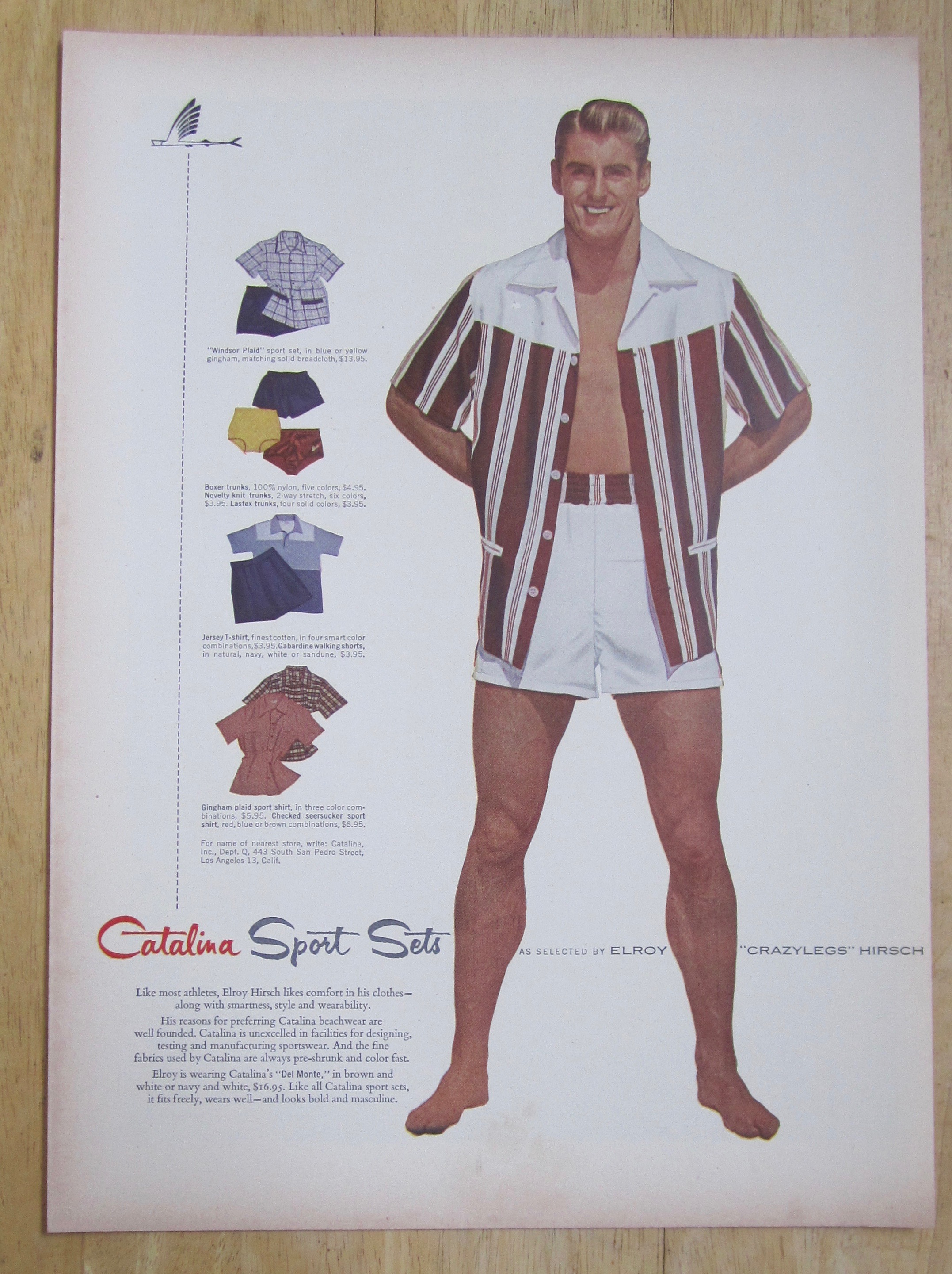 1954 Catalina Sport Sets with Elroy (Crazylegs) Hirsch