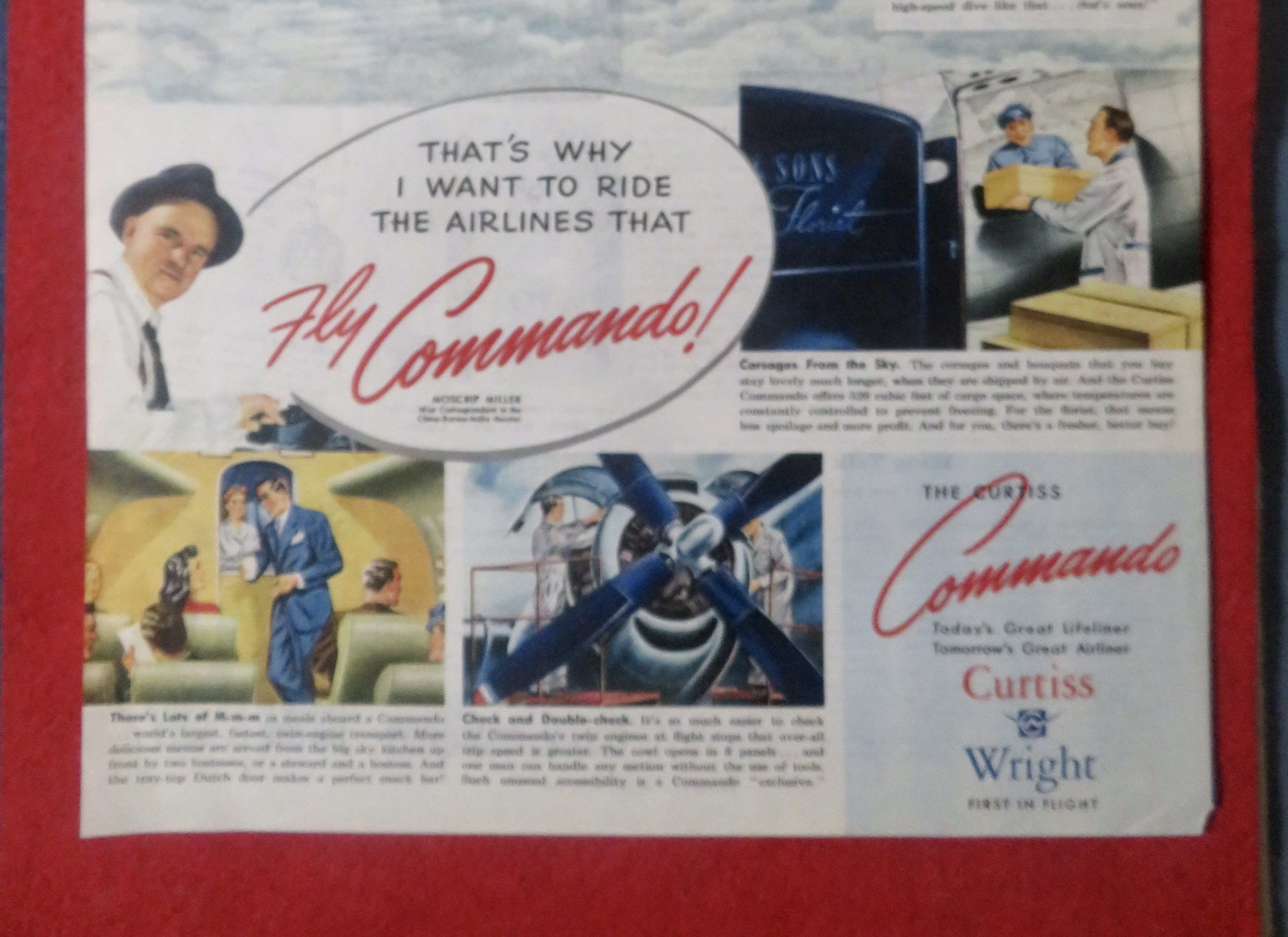 1948 Curtiss Wright Airliner with The Curtiss Commando