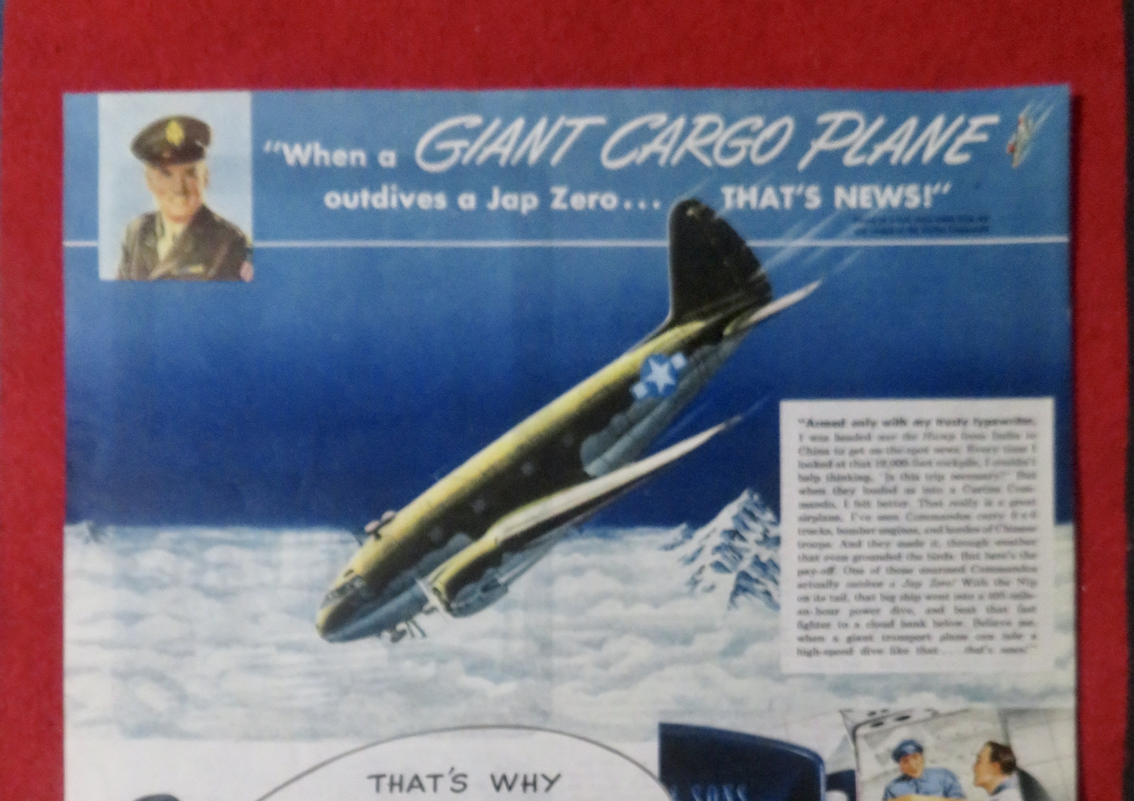 1948 Curtiss Wright Airliner with The Curtiss Commando
