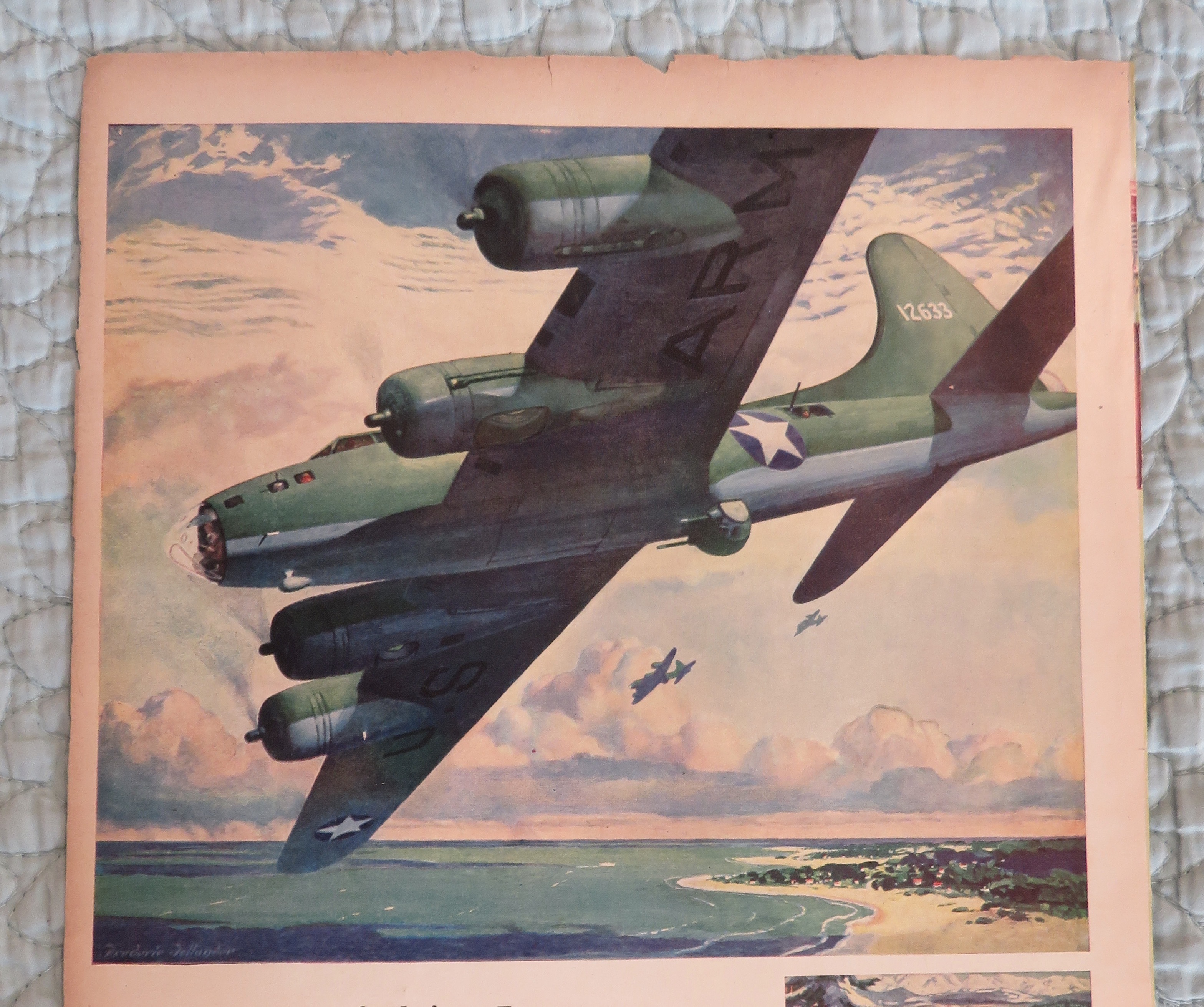 1943 Studebaker with Flying Fortresses