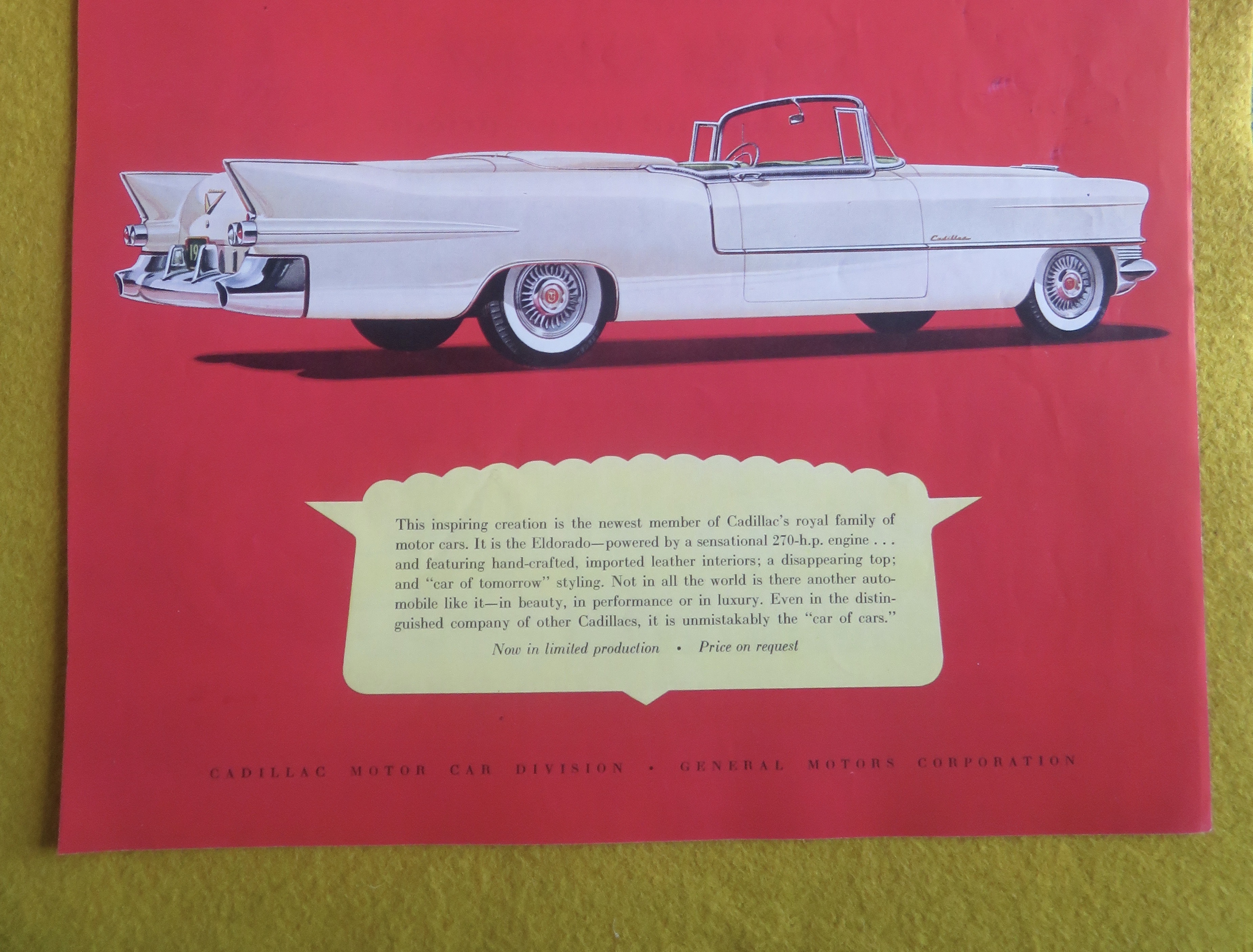 1955 Cadillac Automobile with the Eldorado
