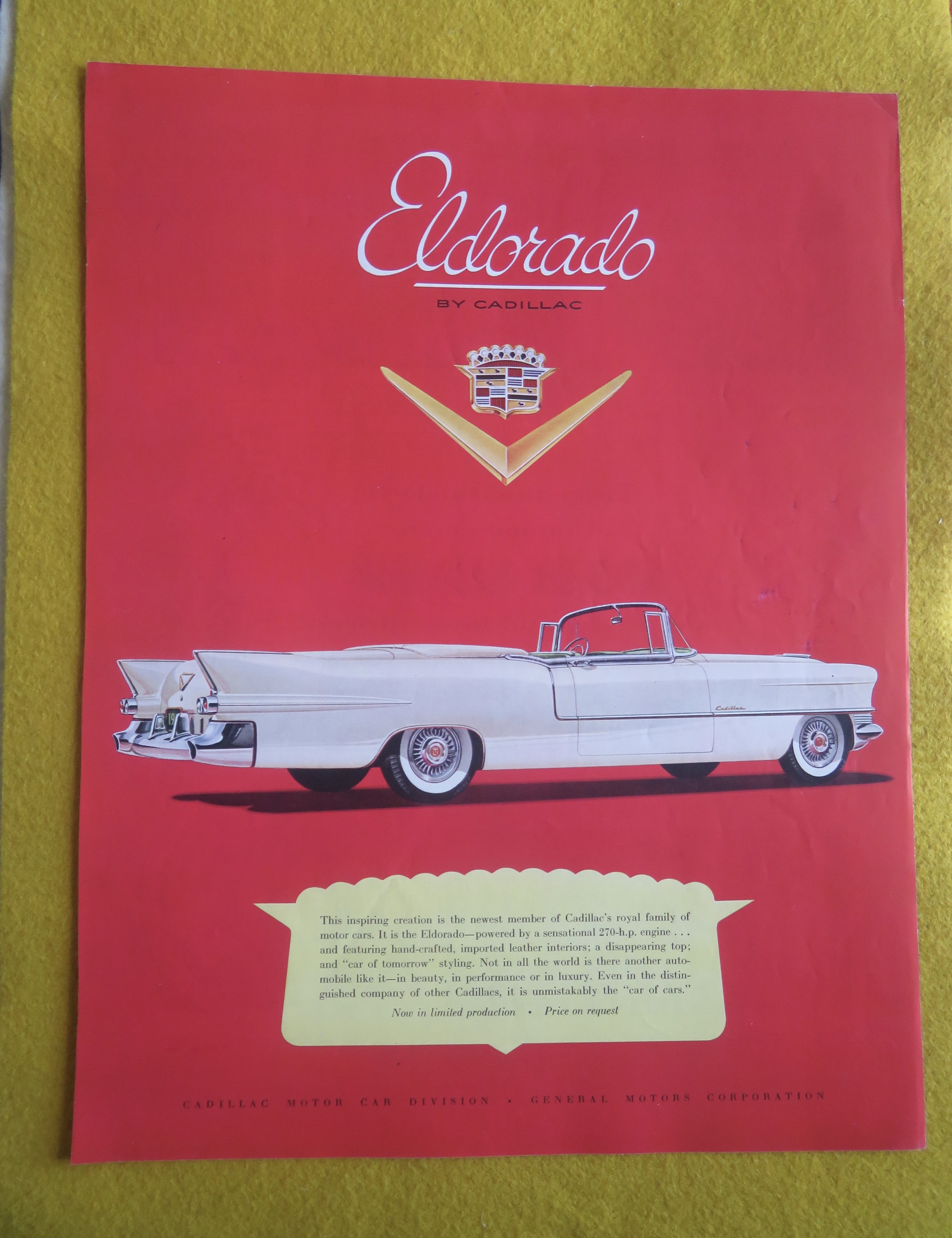1955 Cadillac Automobile with the Eldorado