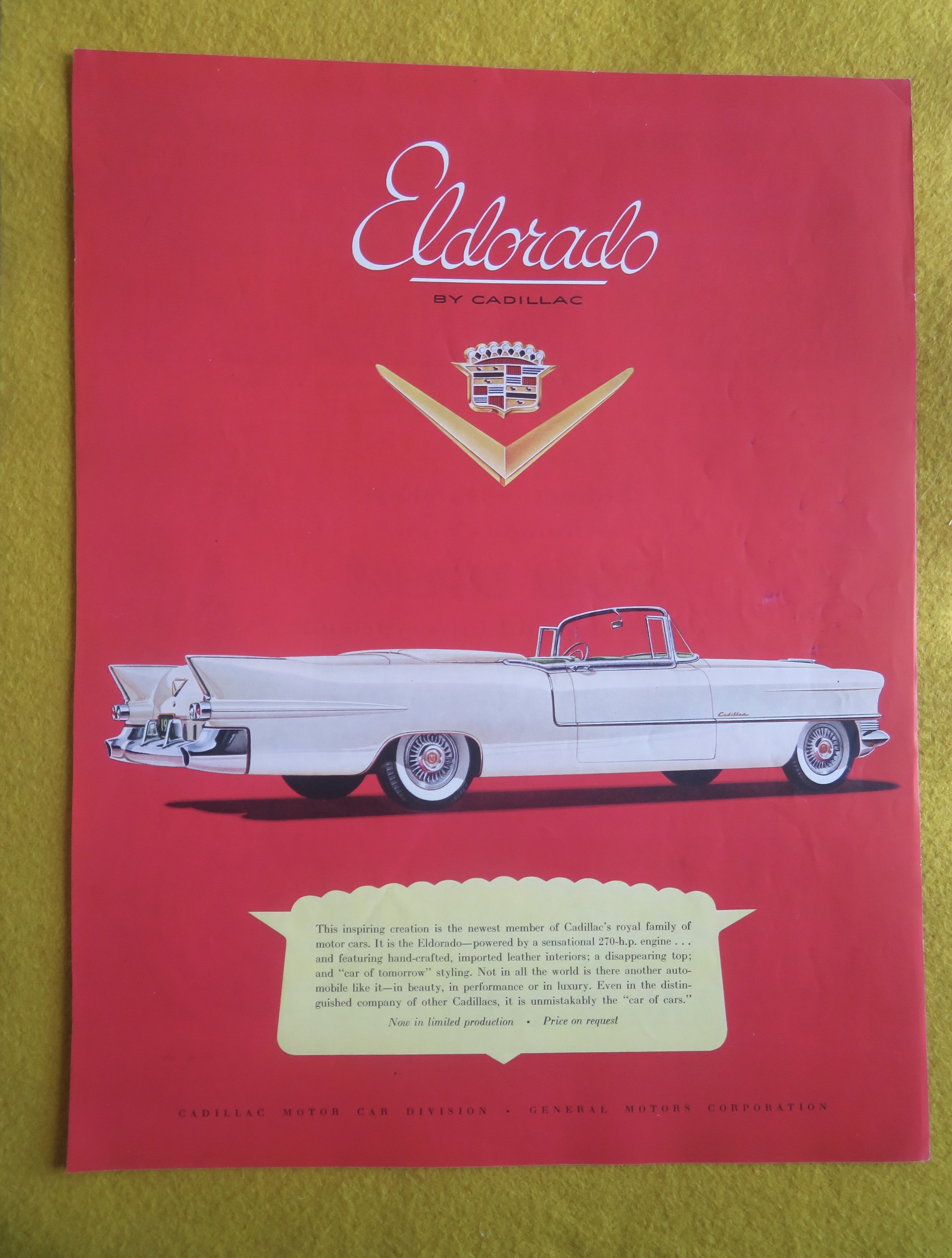 1955 Cadillac Automobile with the Eldorado