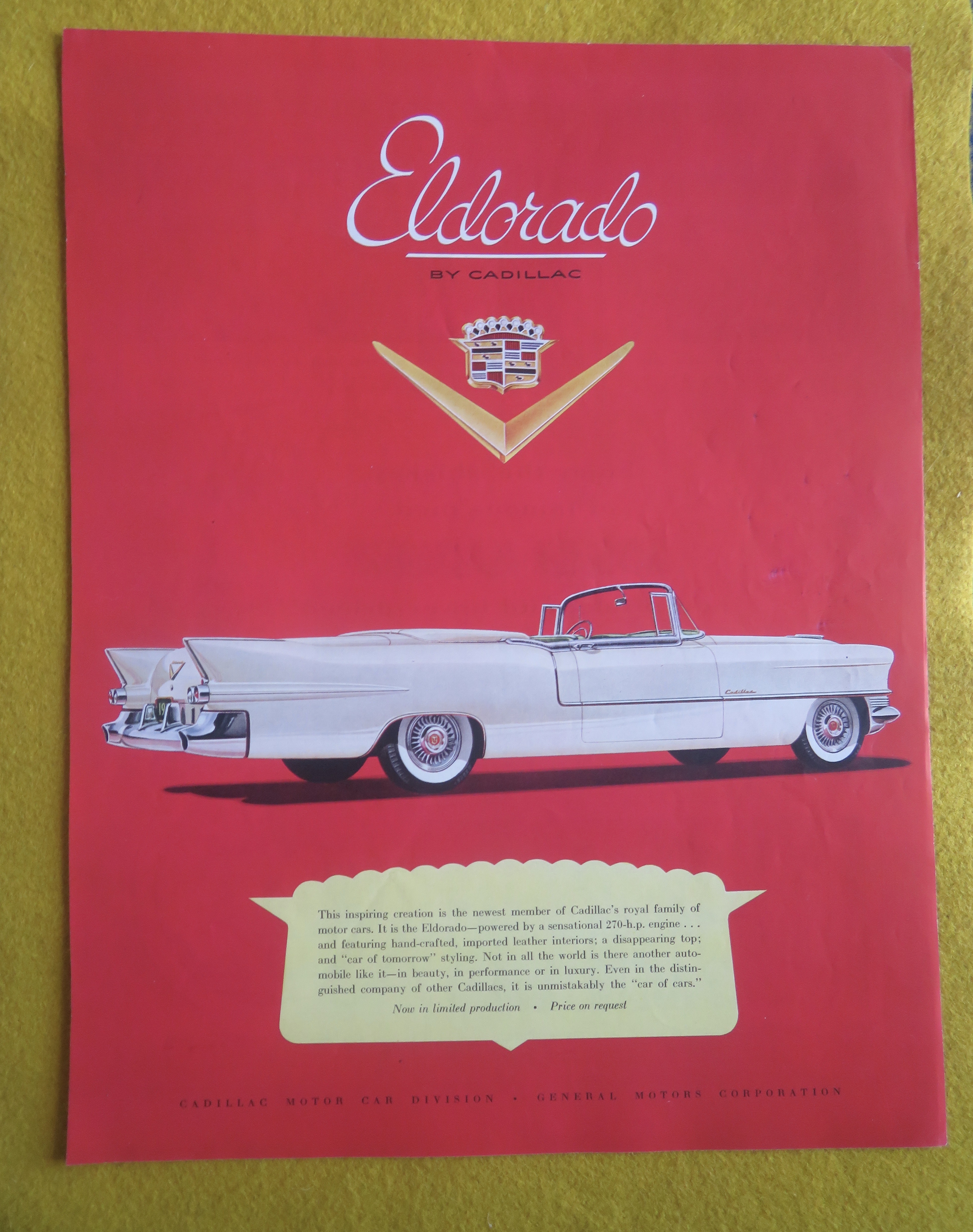 1955 Cadillac Automobile with the Eldorado