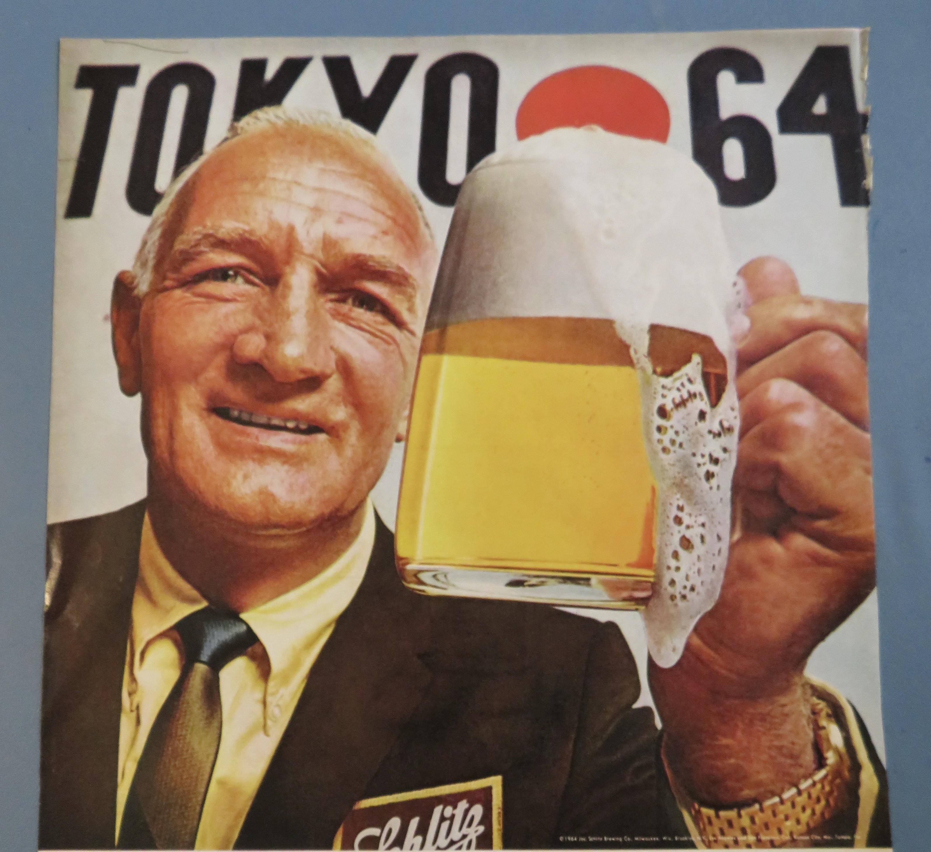 1964 Schlitz Beer with Sportscaster Tom Harmon