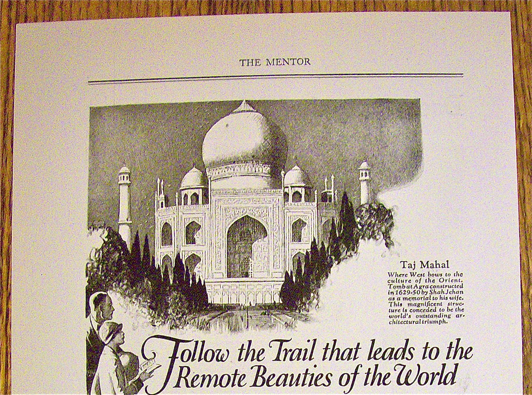 1924 Red Star Line with Taj Mahal