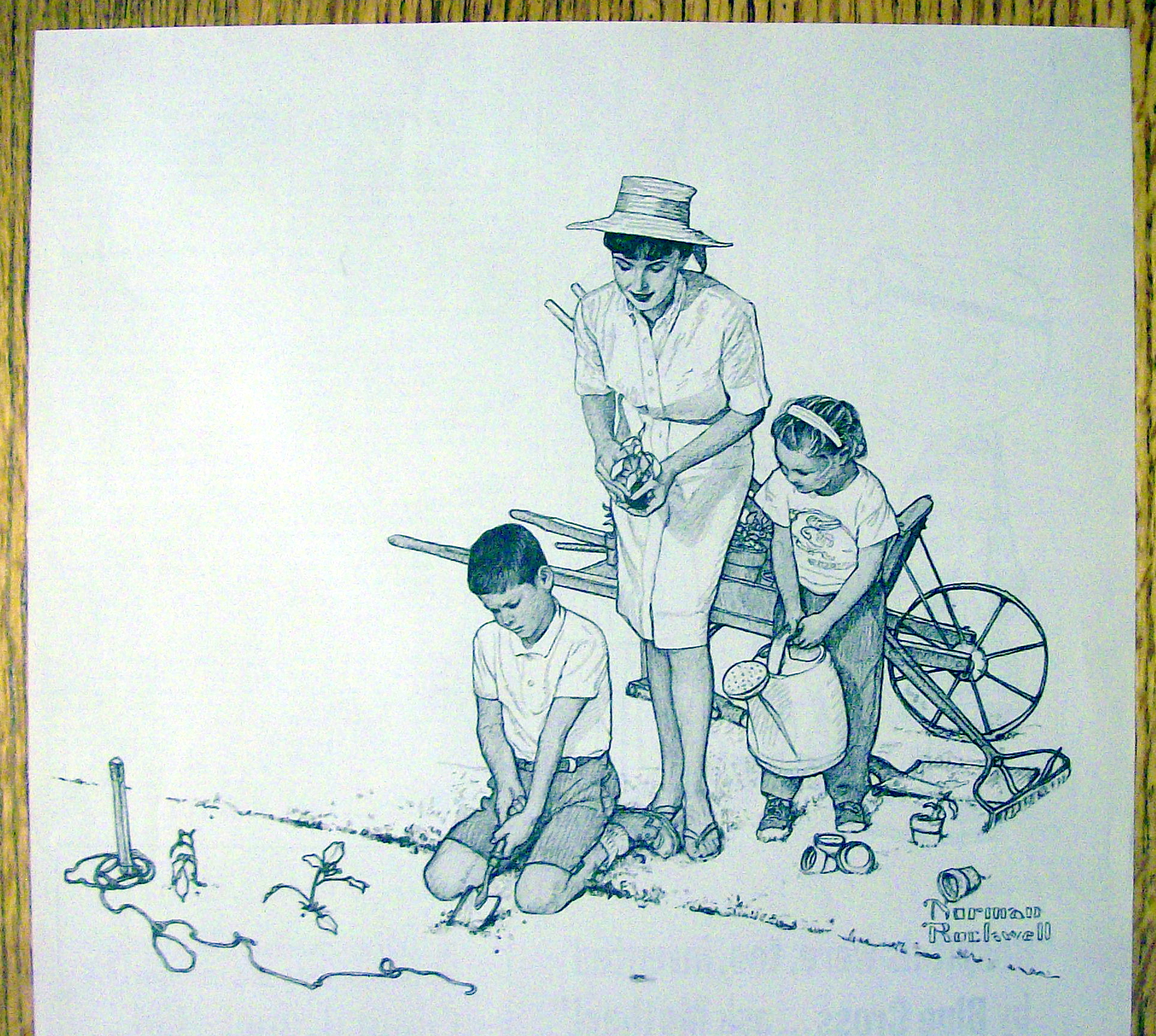 1962 Massachusetts Mutual Life By Norman Rockwell