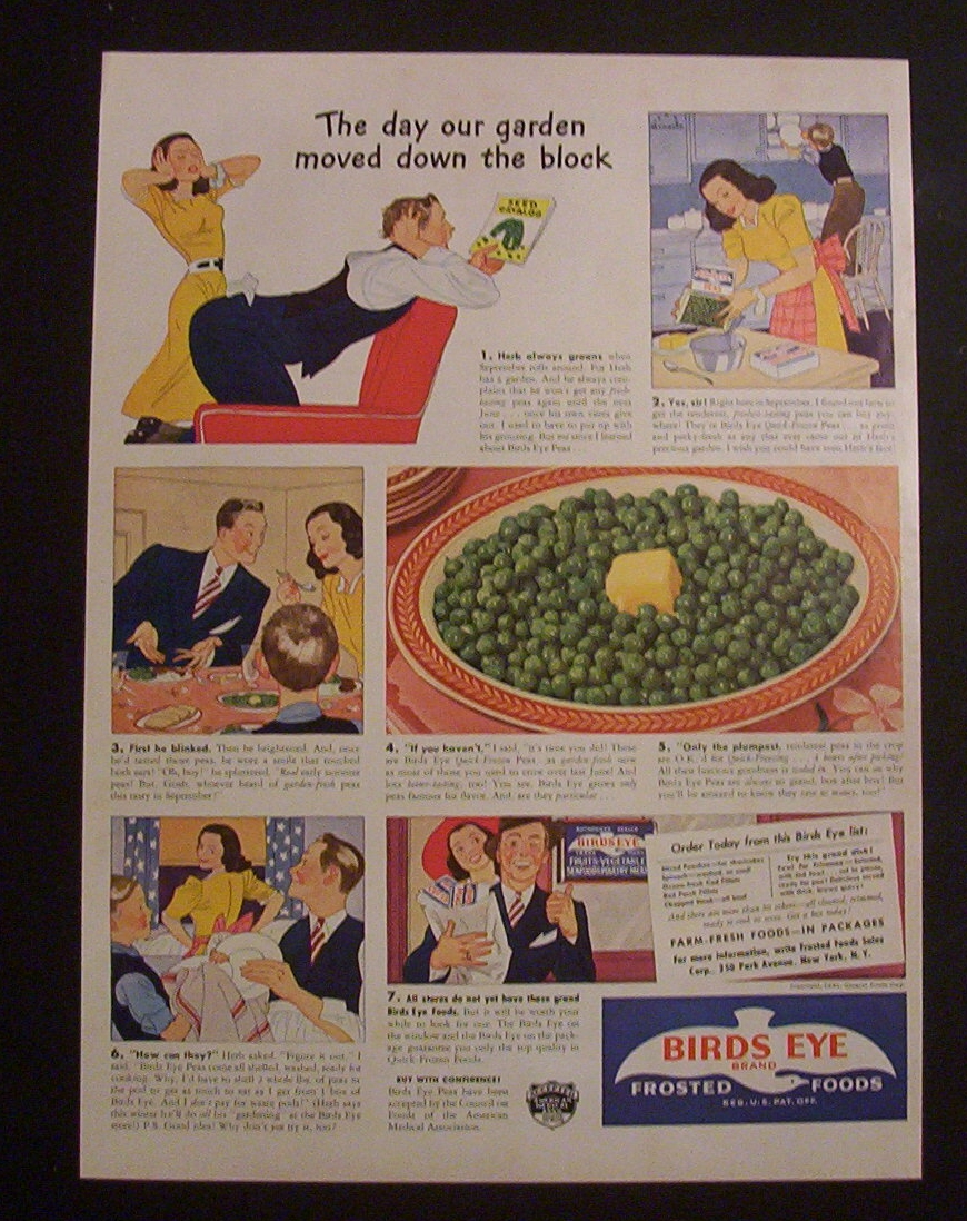 1940  Birds  Eye  Frosted  Foods
