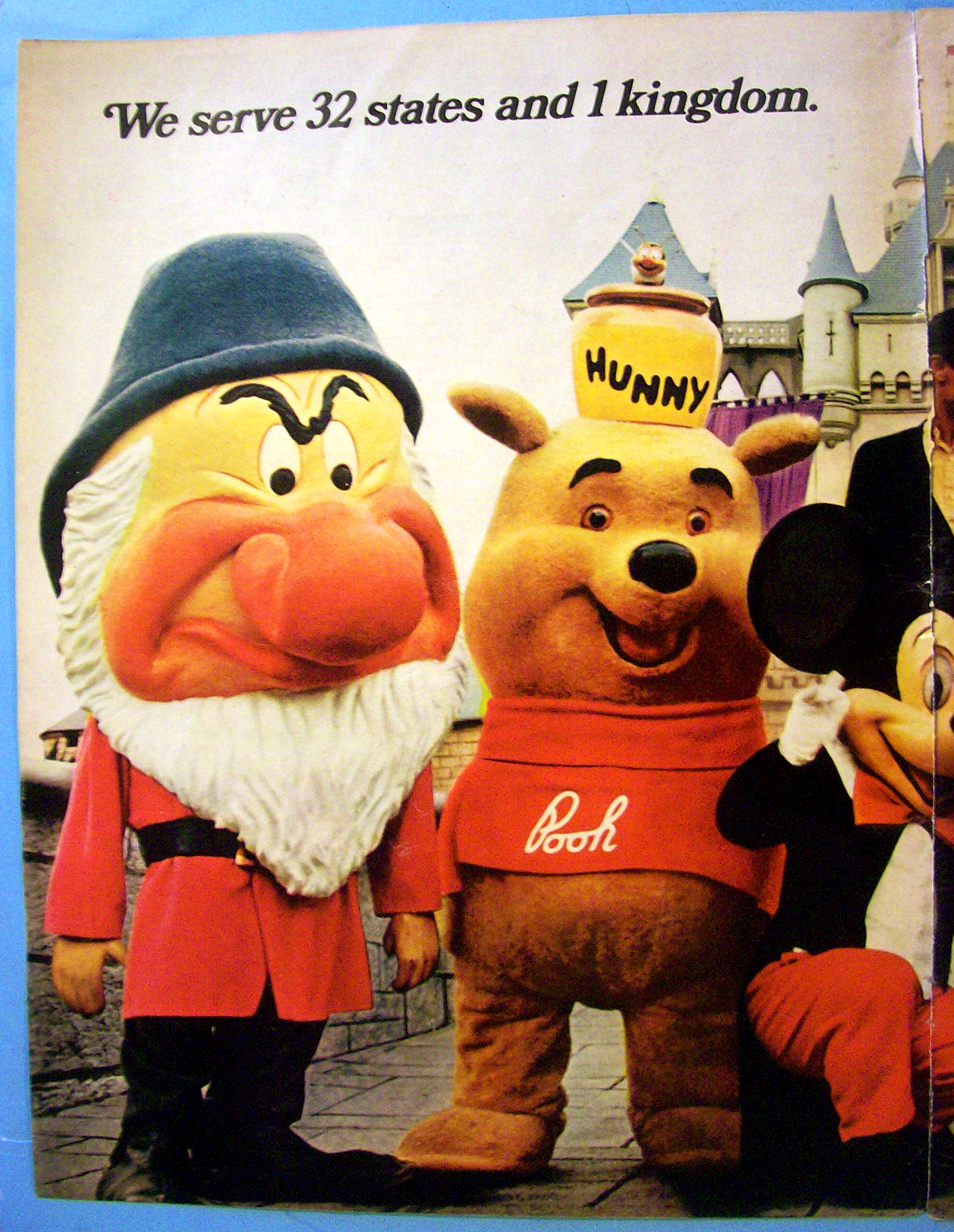1969 United Airlines with Disneyland & Magic Kingdom