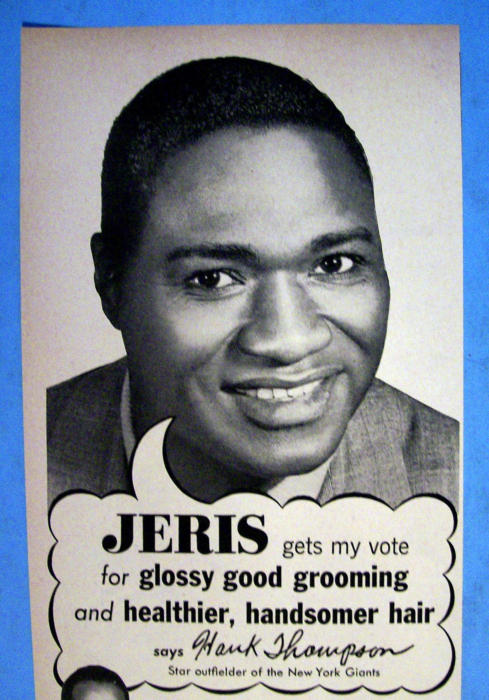 Vintage Ad: 1952 Jeris Hair Tonic with Hank Thompson
