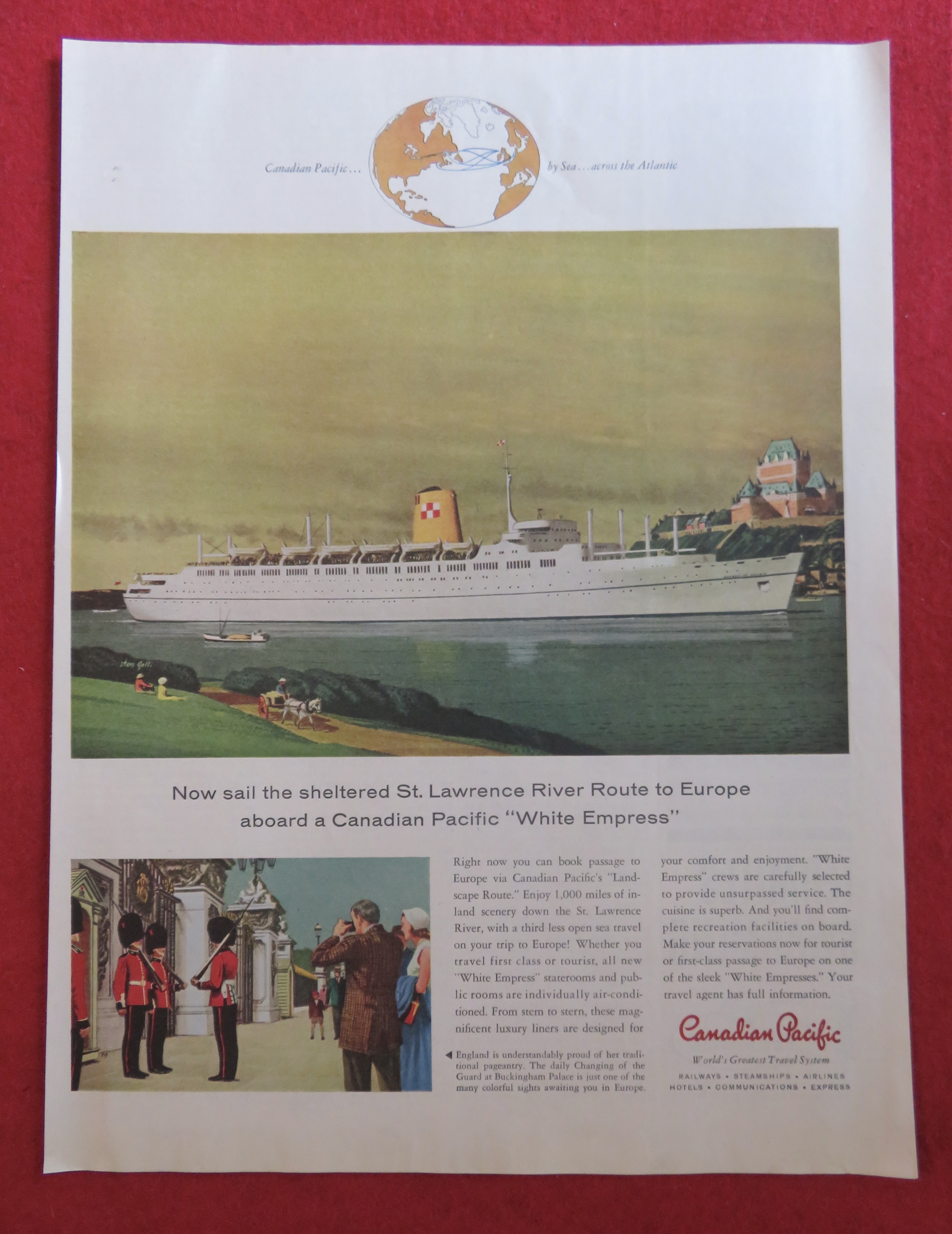 1958 Canadian Pacific with the White Empress