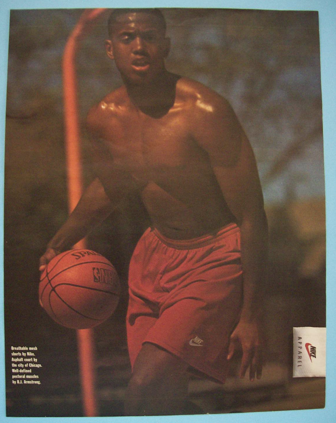 Vintage Ad: 1995 Nike Apparel with B. J. Armstrong