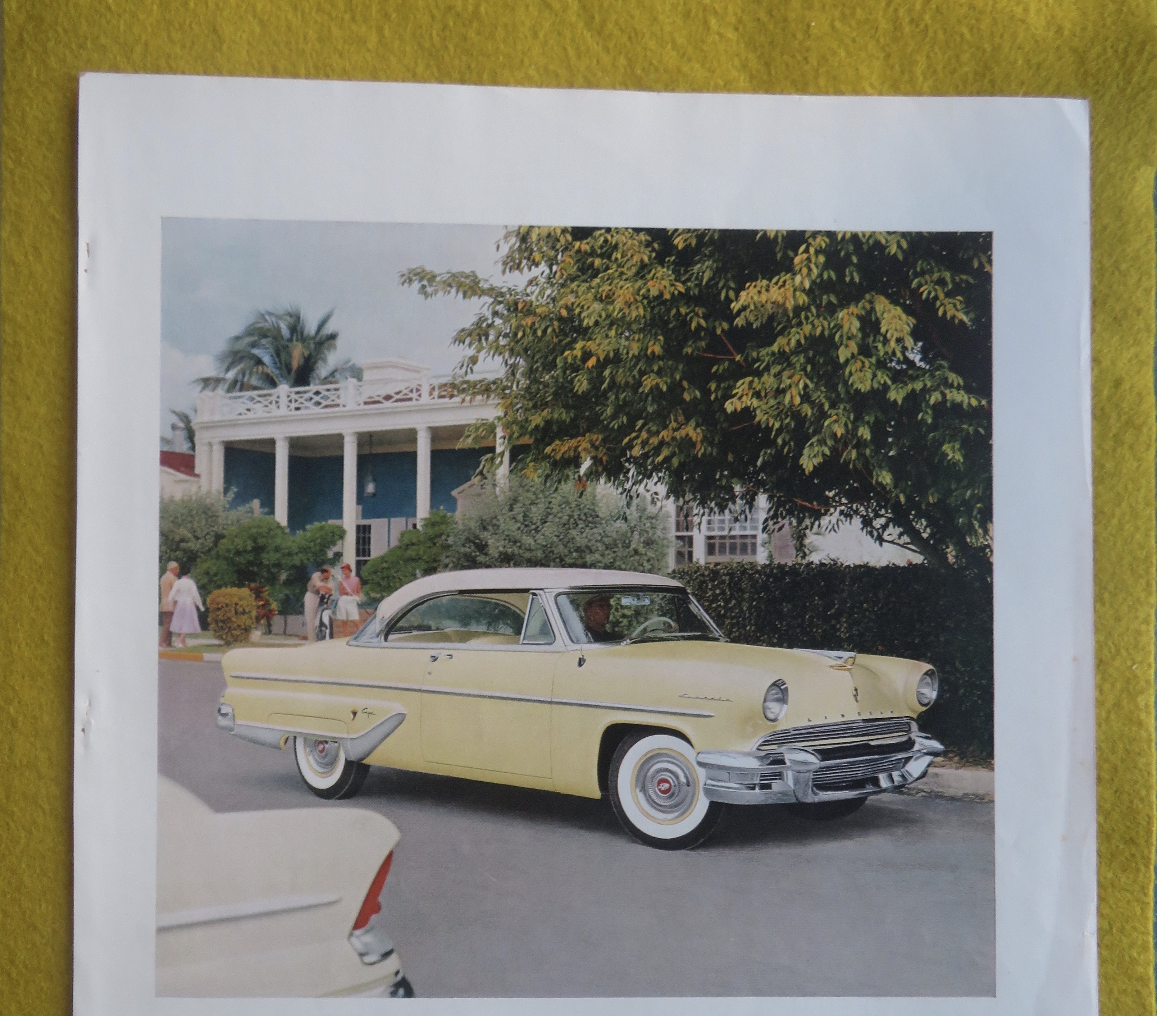 1959 Lincoln Automobile with Cream Lincoln