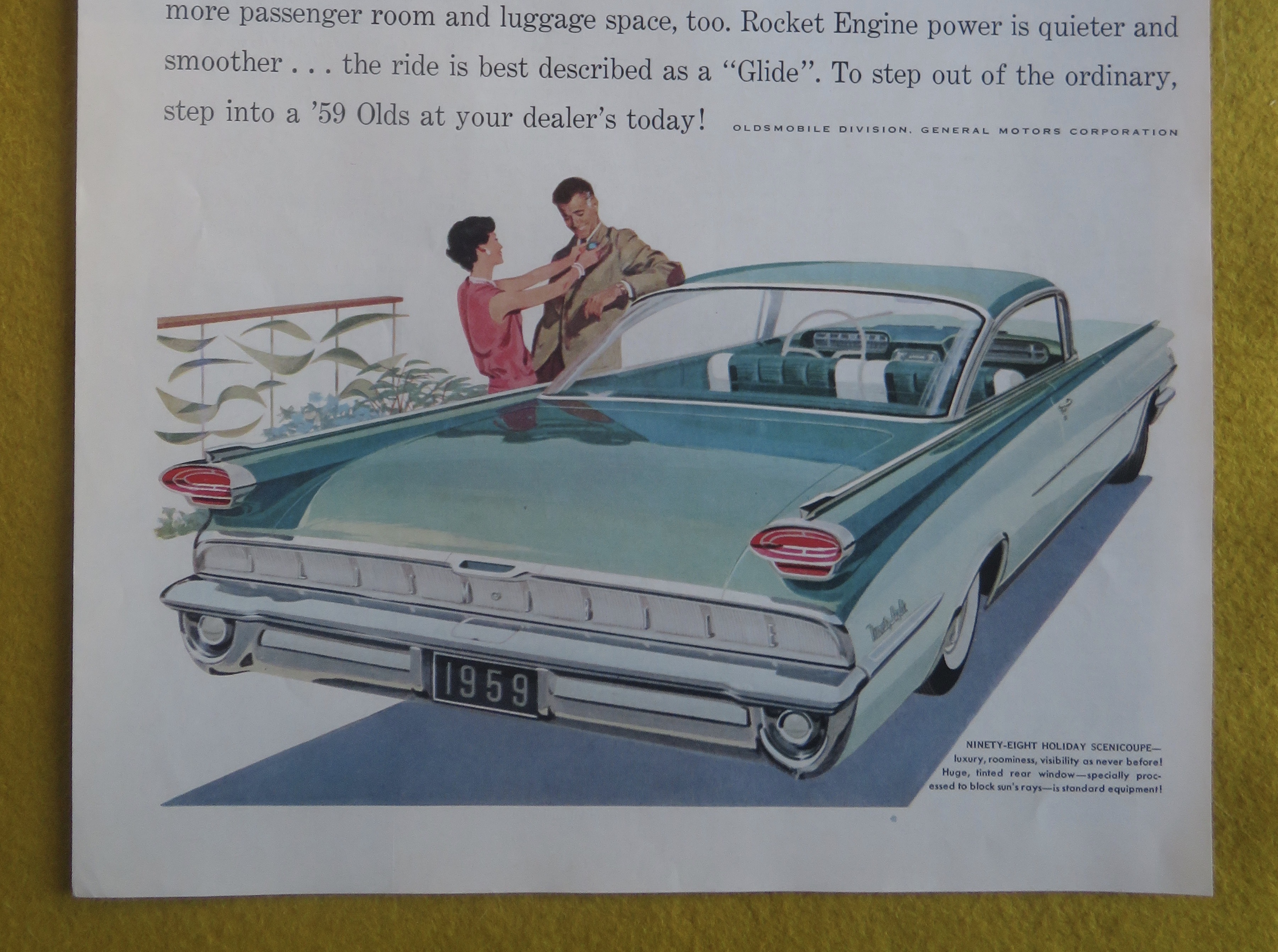 1959 Oldsmobile Automobile with Sedan & Coupe
