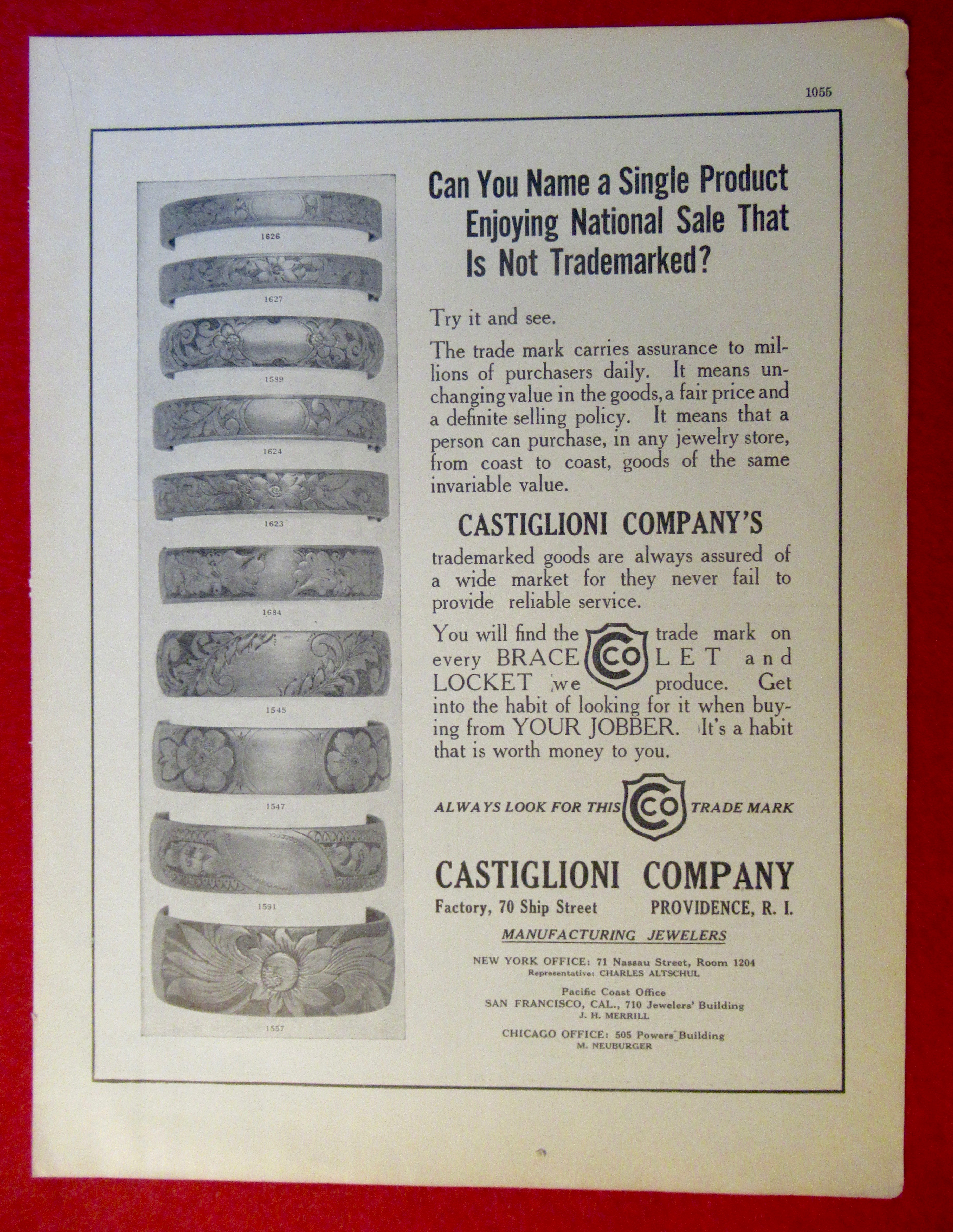 1913 Castiglioni Company with Bracelets & Lockets