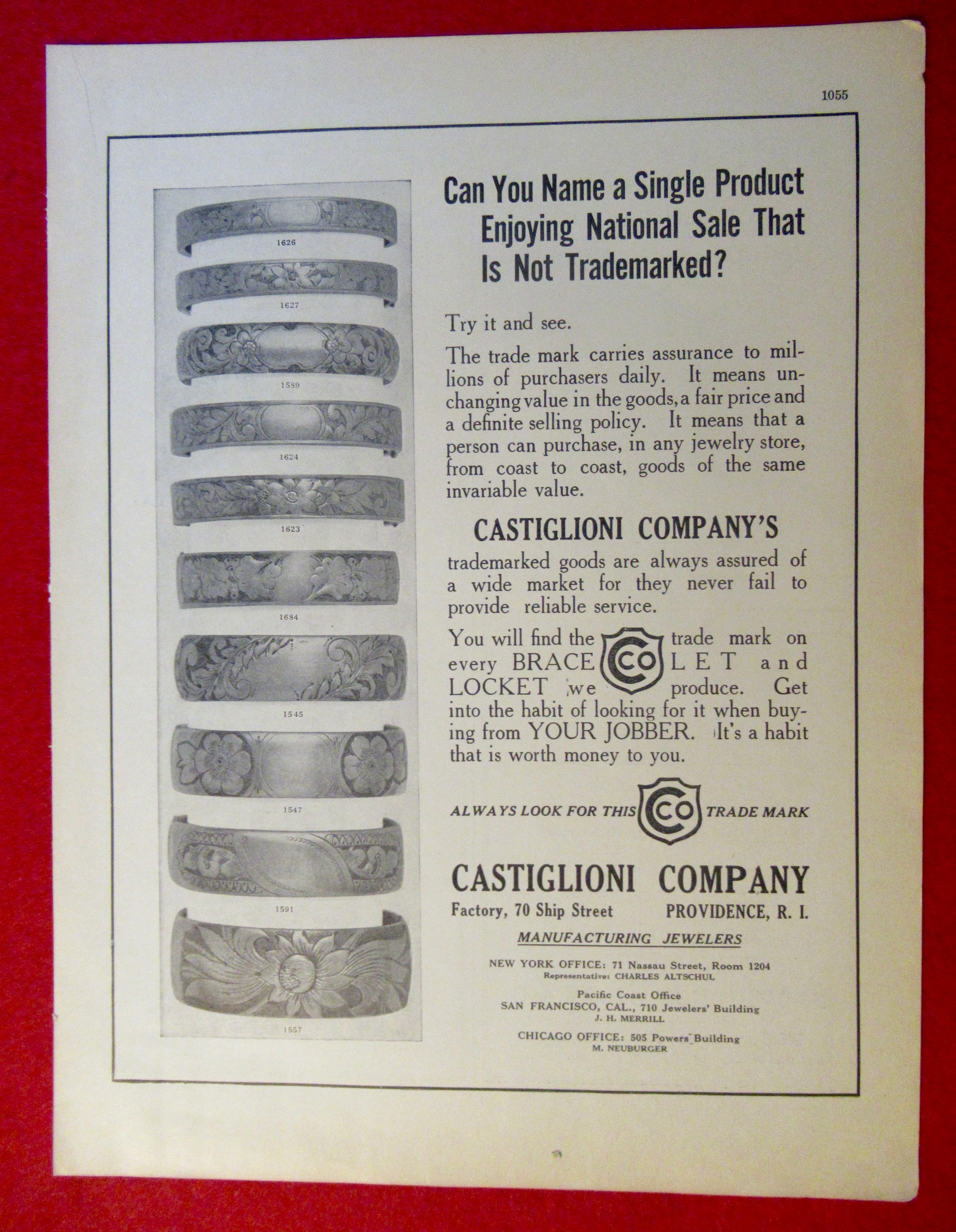 1913 Castiglioni Company with Bracelets & Lockets