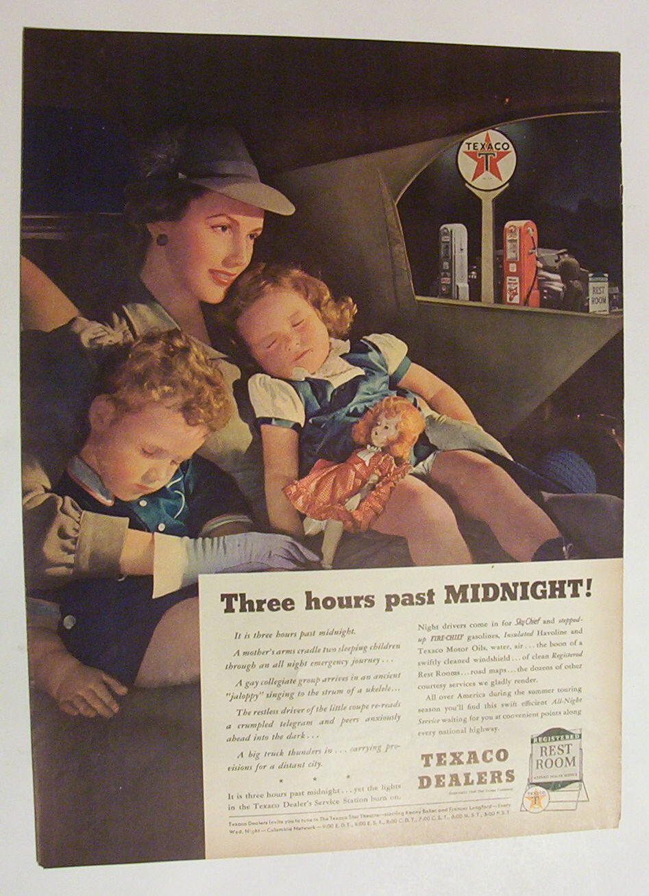 Vintage Ad: 1940 Texaco Dealers Done By Gluyas Williams