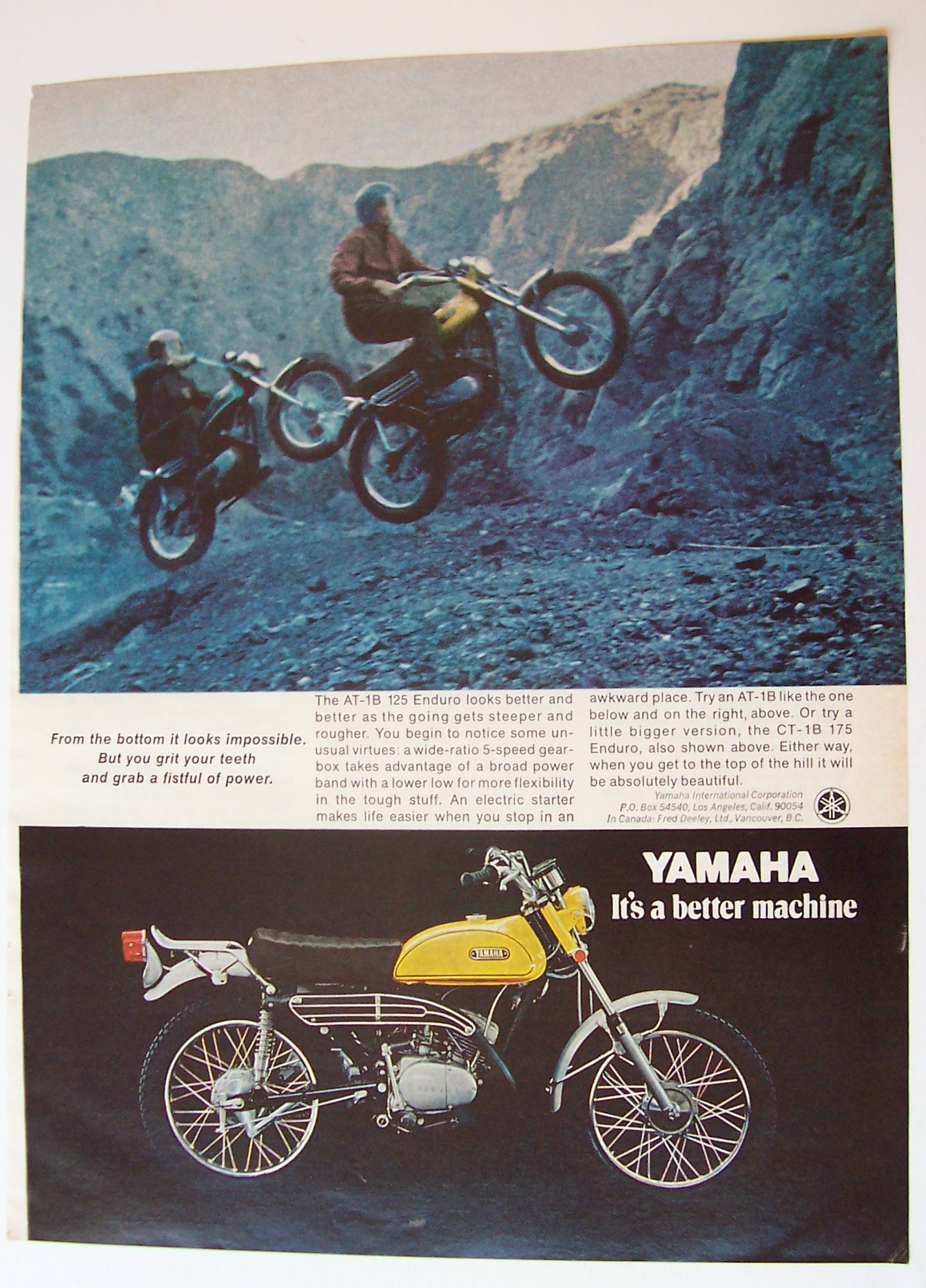 1970  Yamaha  Motorcycles