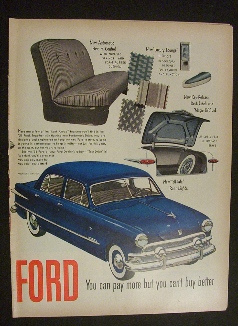 1951  Ford  (2  Page  Ad)