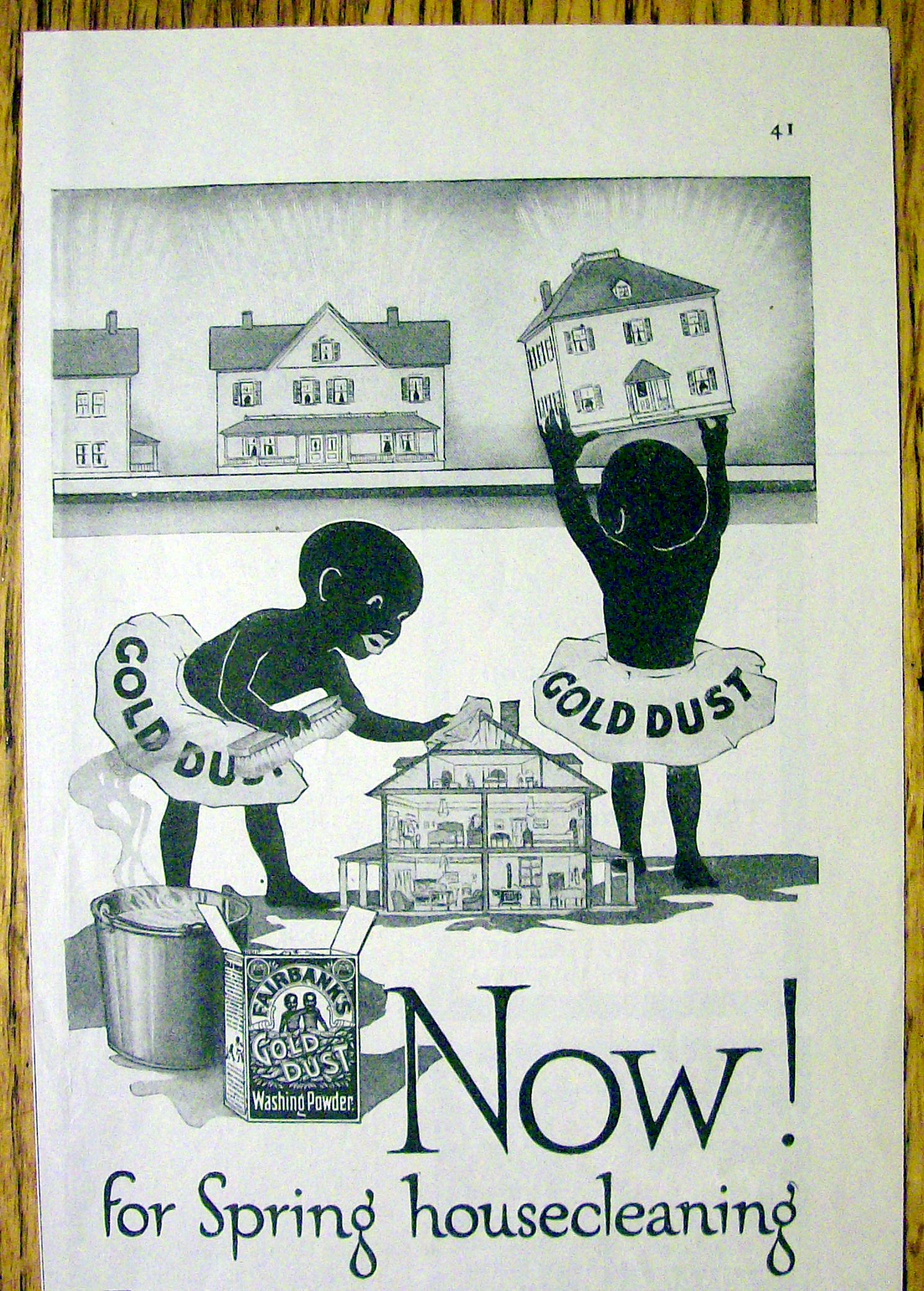 1918 Gold Dust with Spring Housecleaning