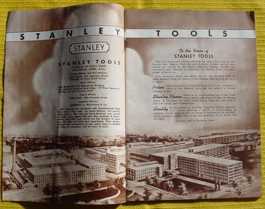 Early No. 35 Stanley Tools Catalog