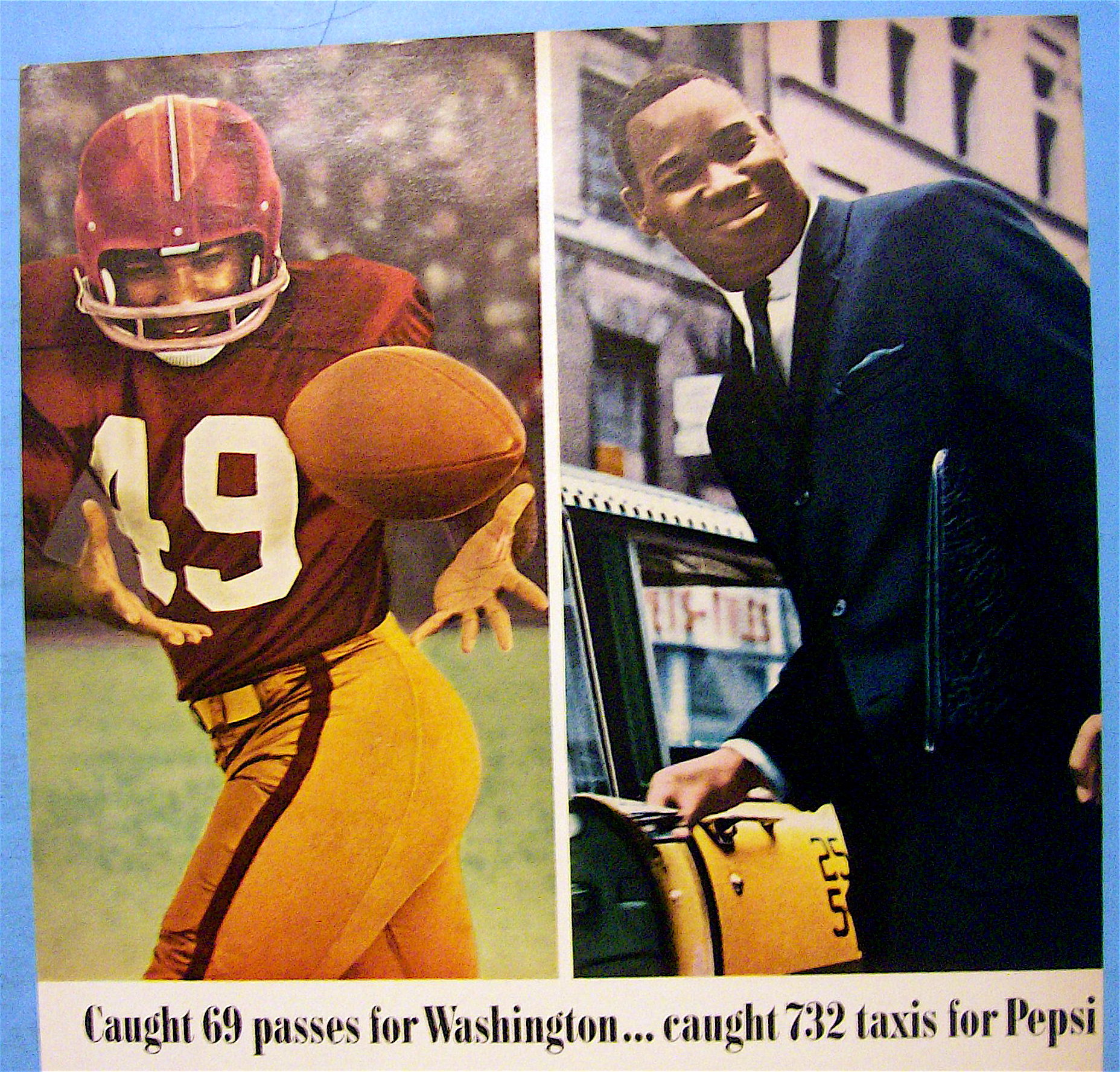 1965 Pepsi-Cola (Pepsi) with Football's Bobby Mitchell