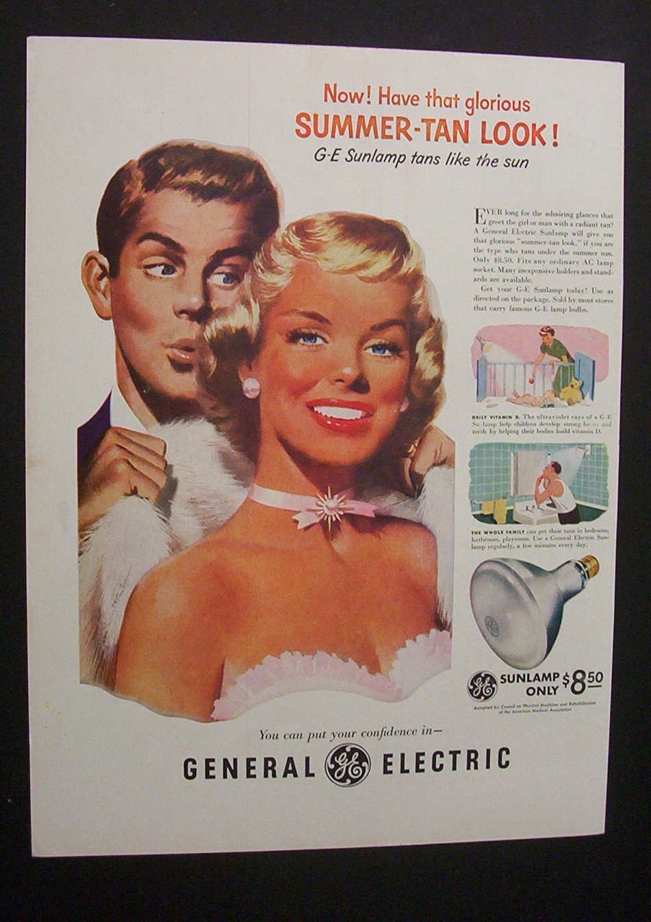 1952 General Electric Sunlamp