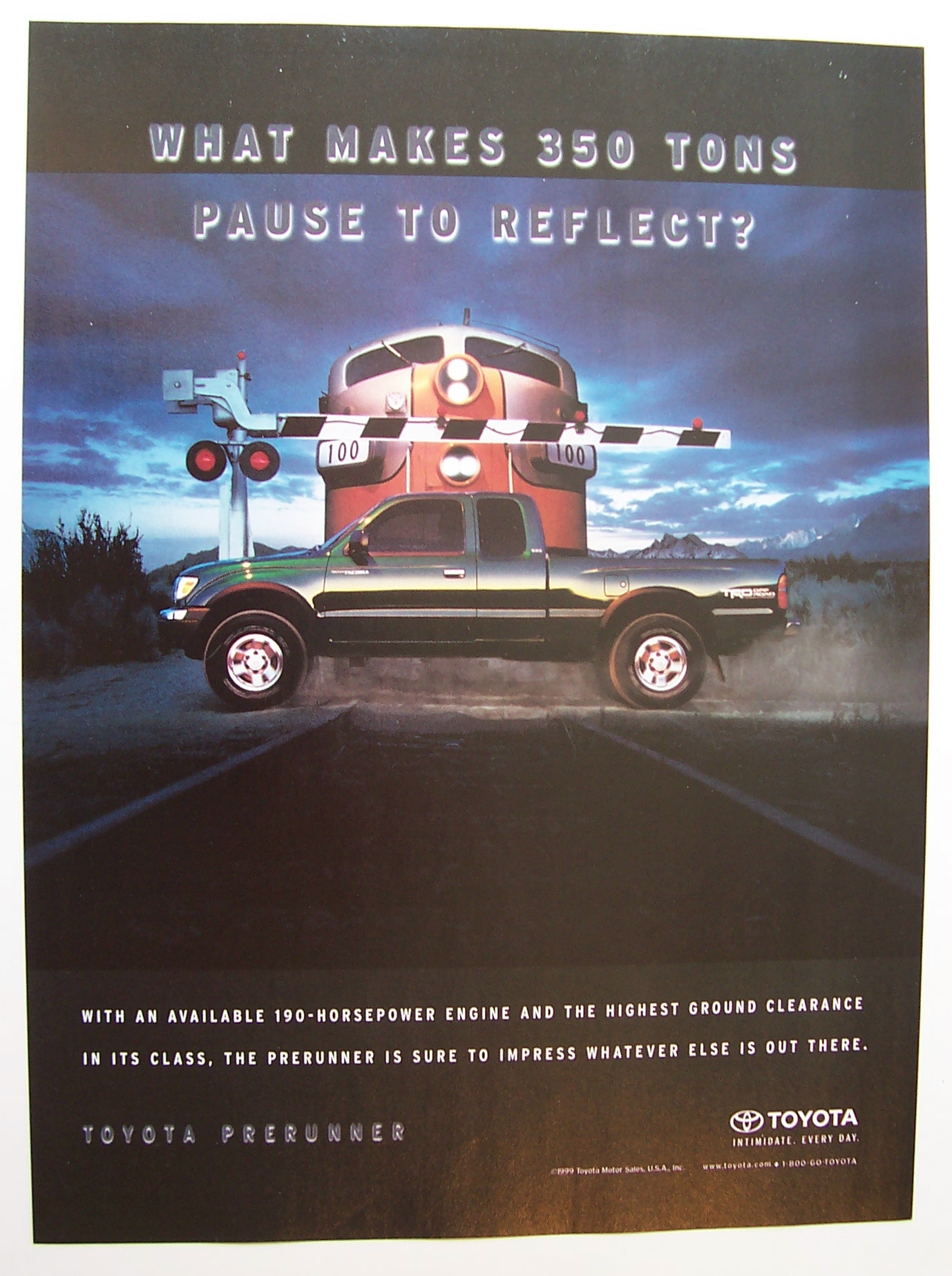 Vintage Ad: 2000 Toyota  PreRunner