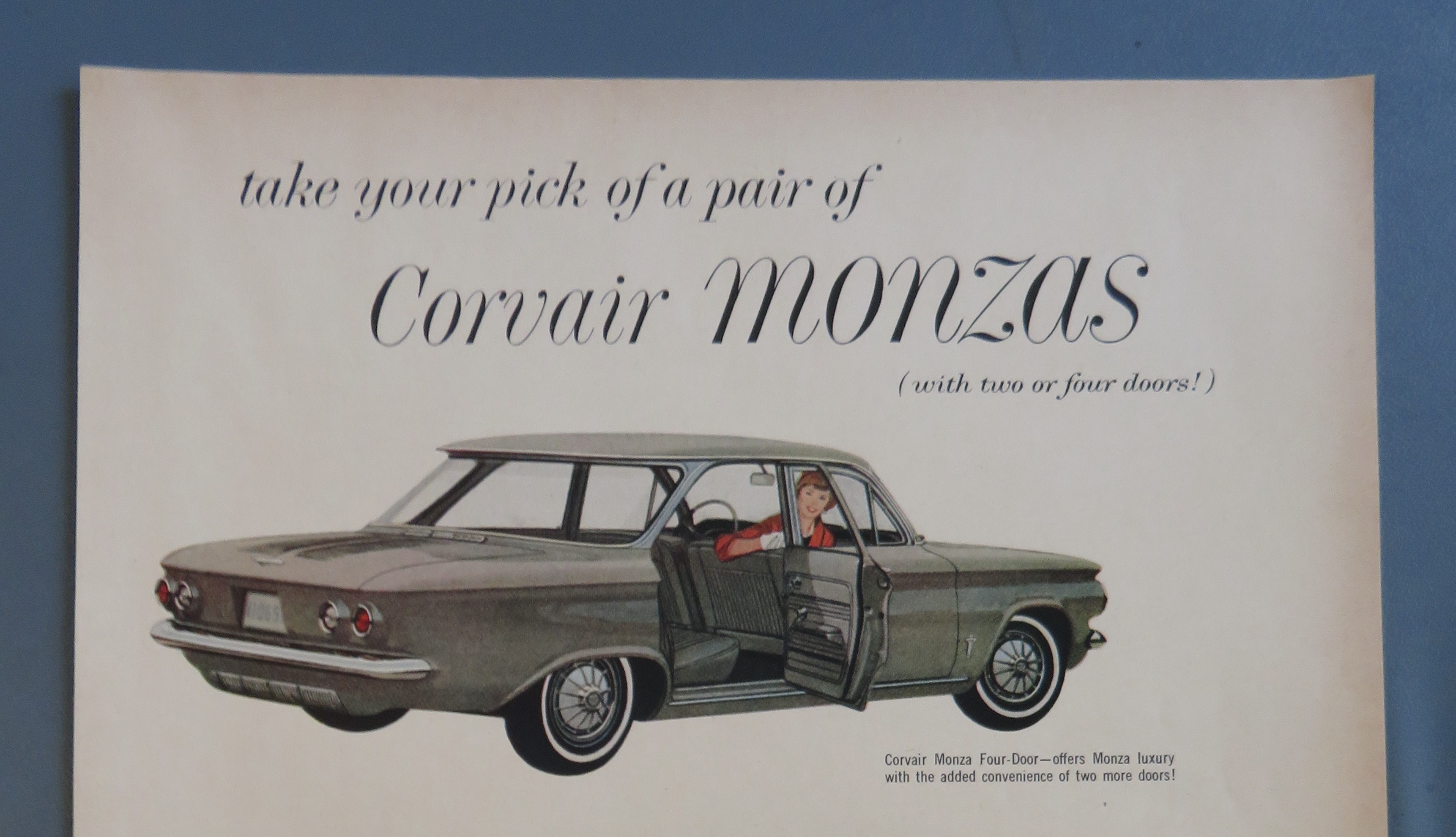 1961 Chevrolet Corvair with Corvair Monzas