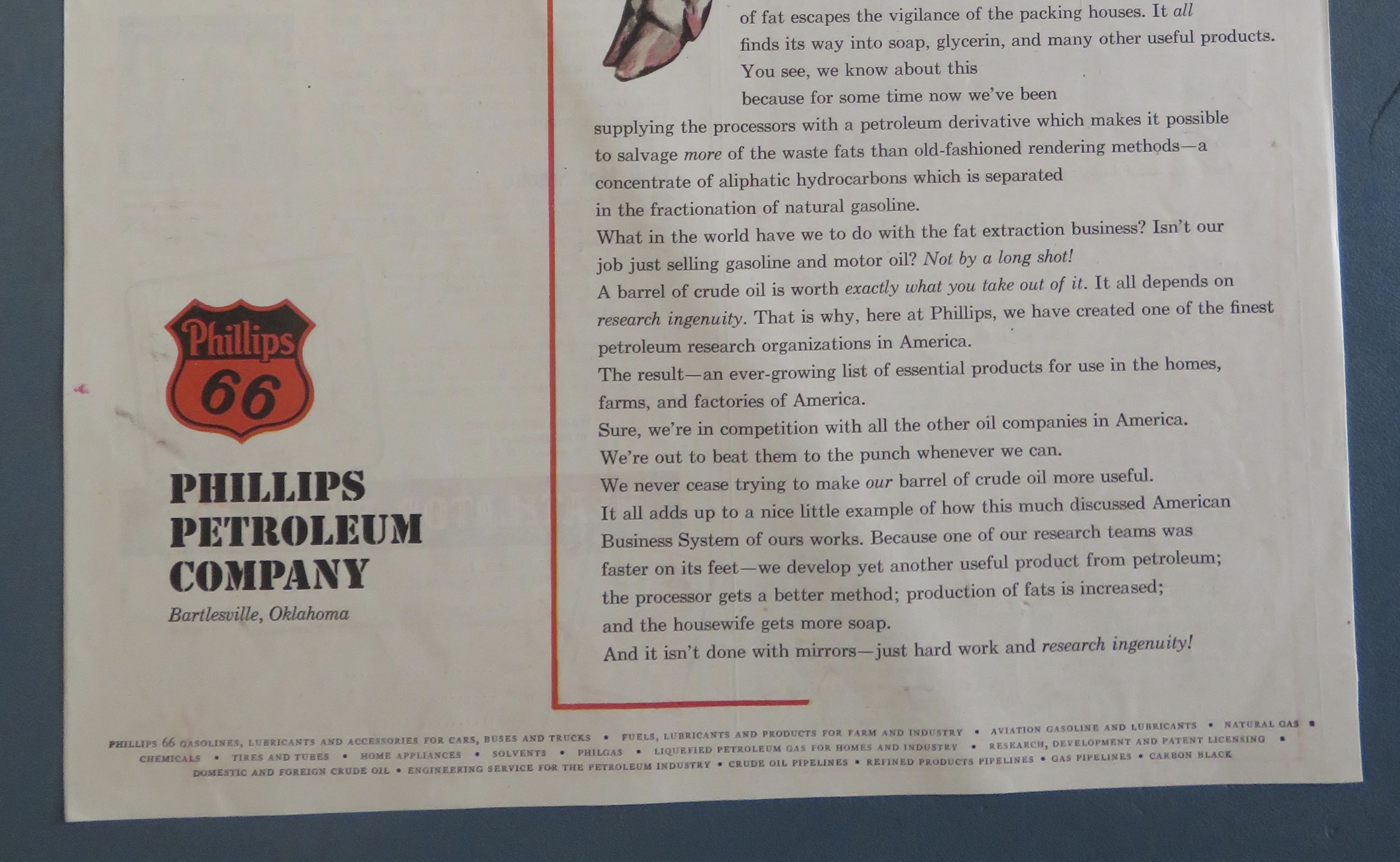 1960's Phillips 66 Petroleum Company with Big Hog/Pig