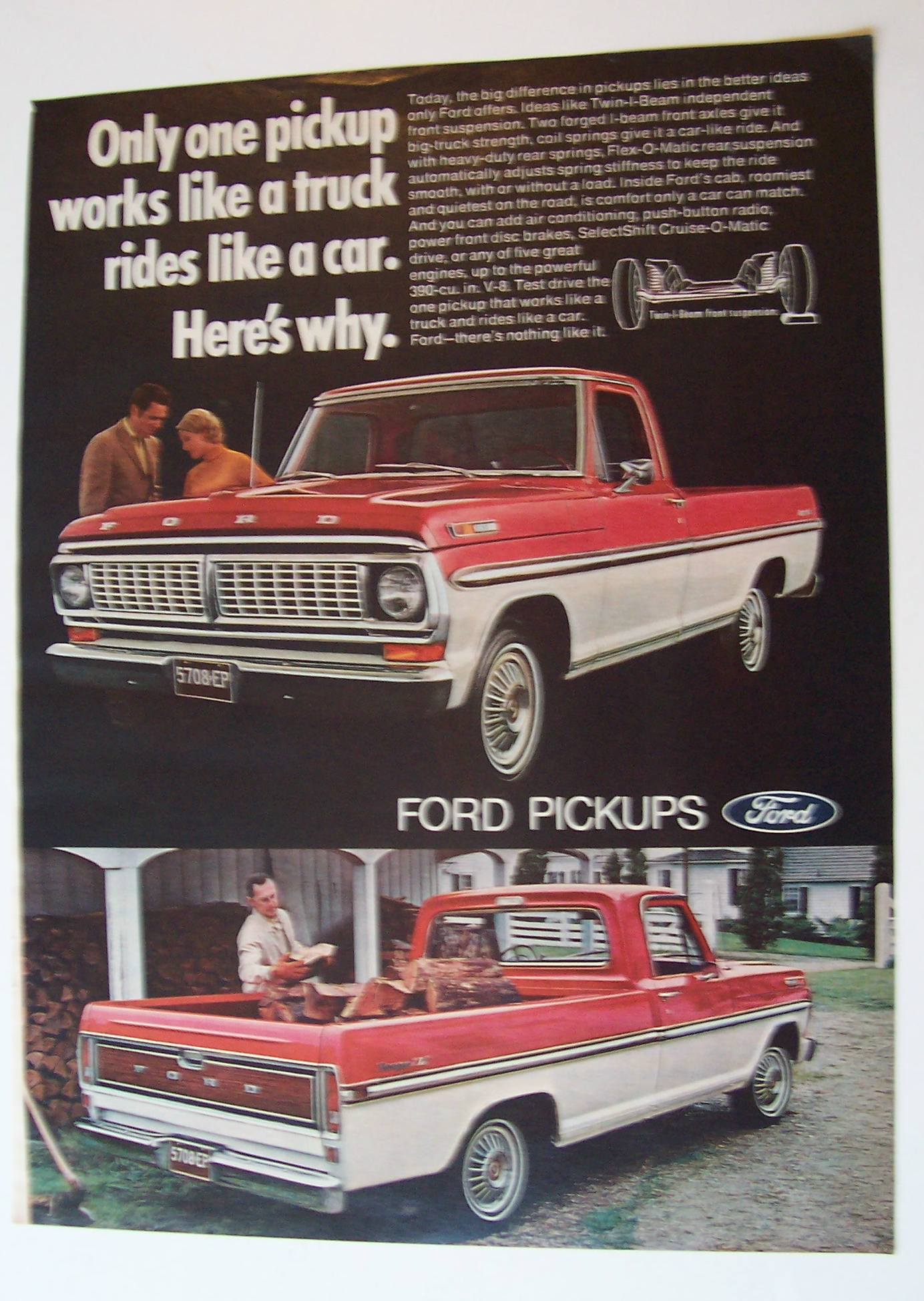 Vintage Ad: 1970 Ford  Pickups
