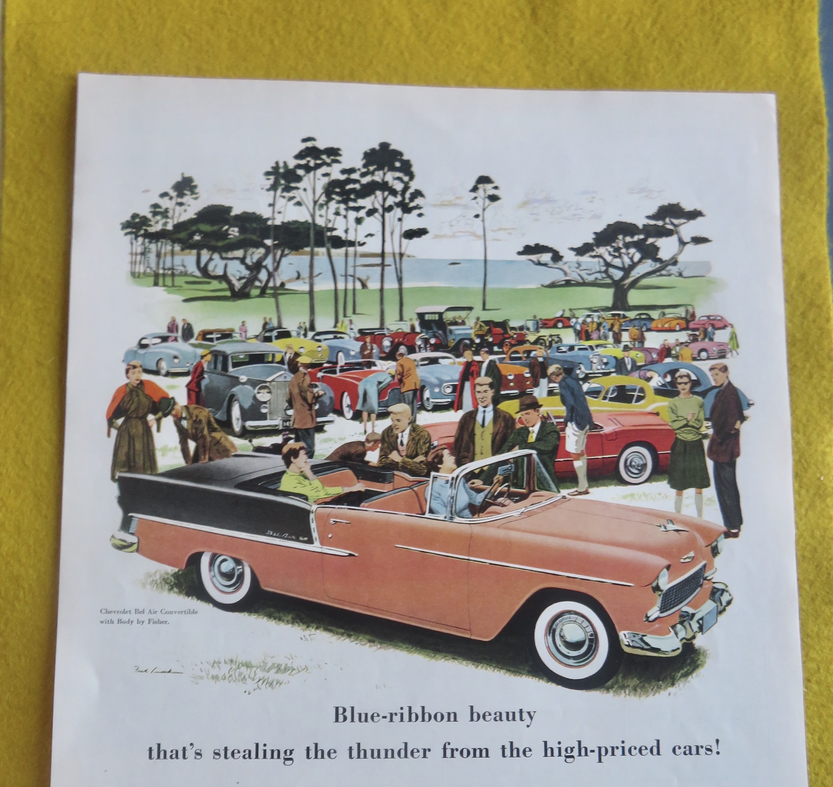 1955 Chevrolet with Chevy Bel Air Convertible
