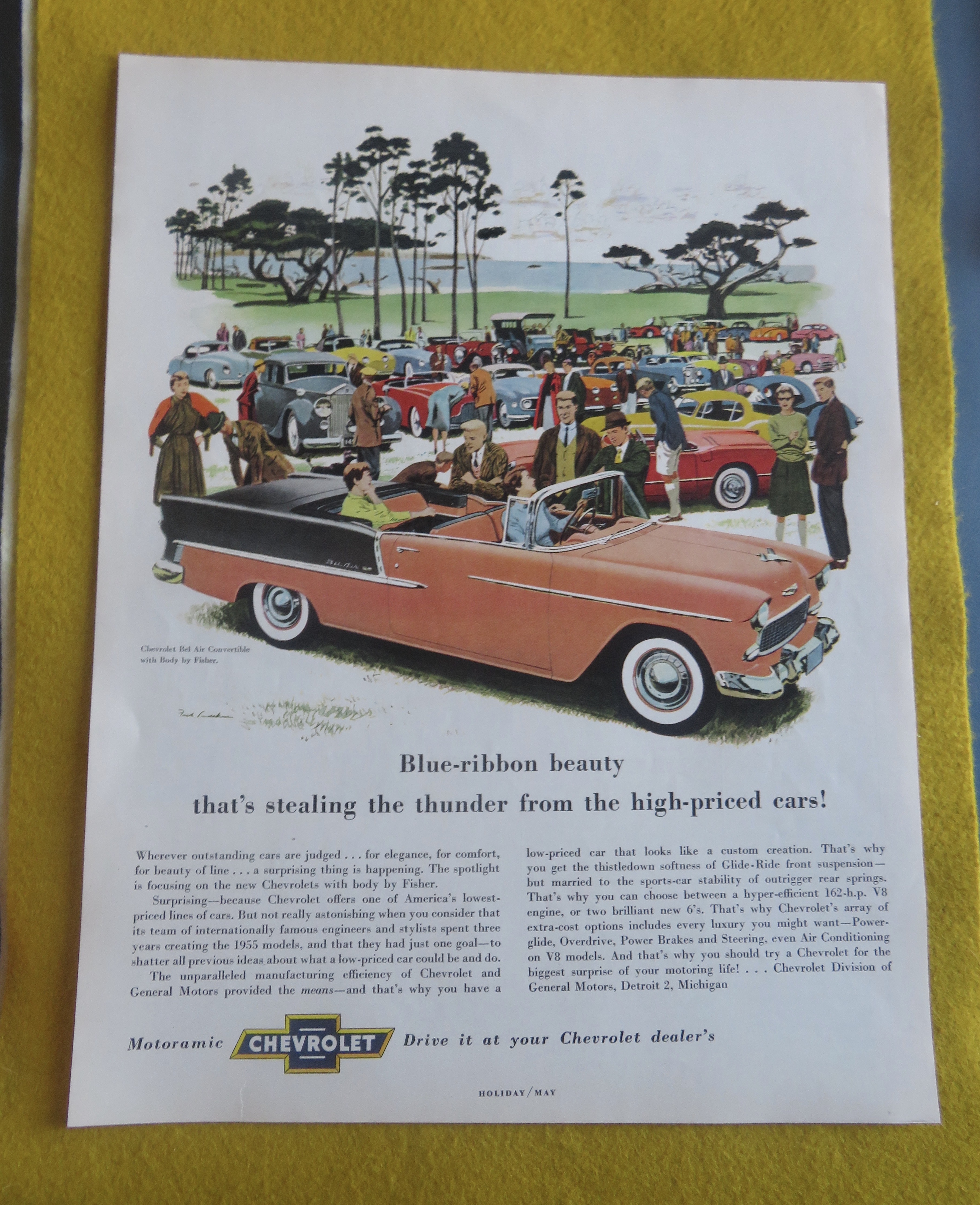1955 Chevrolet with Chevy Bel Air Convertible