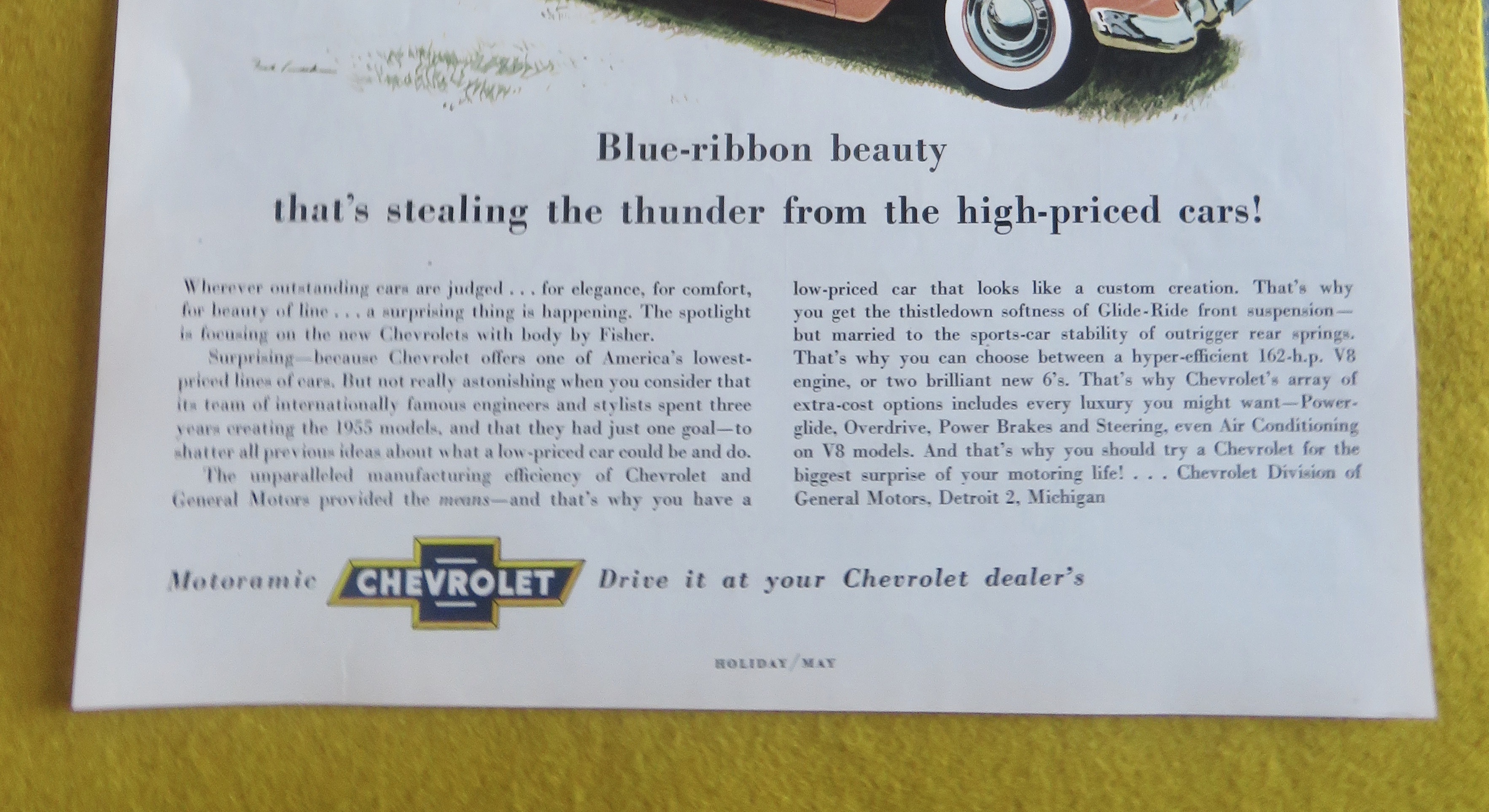 1955 Chevrolet with Chevy Bel Air Convertible
