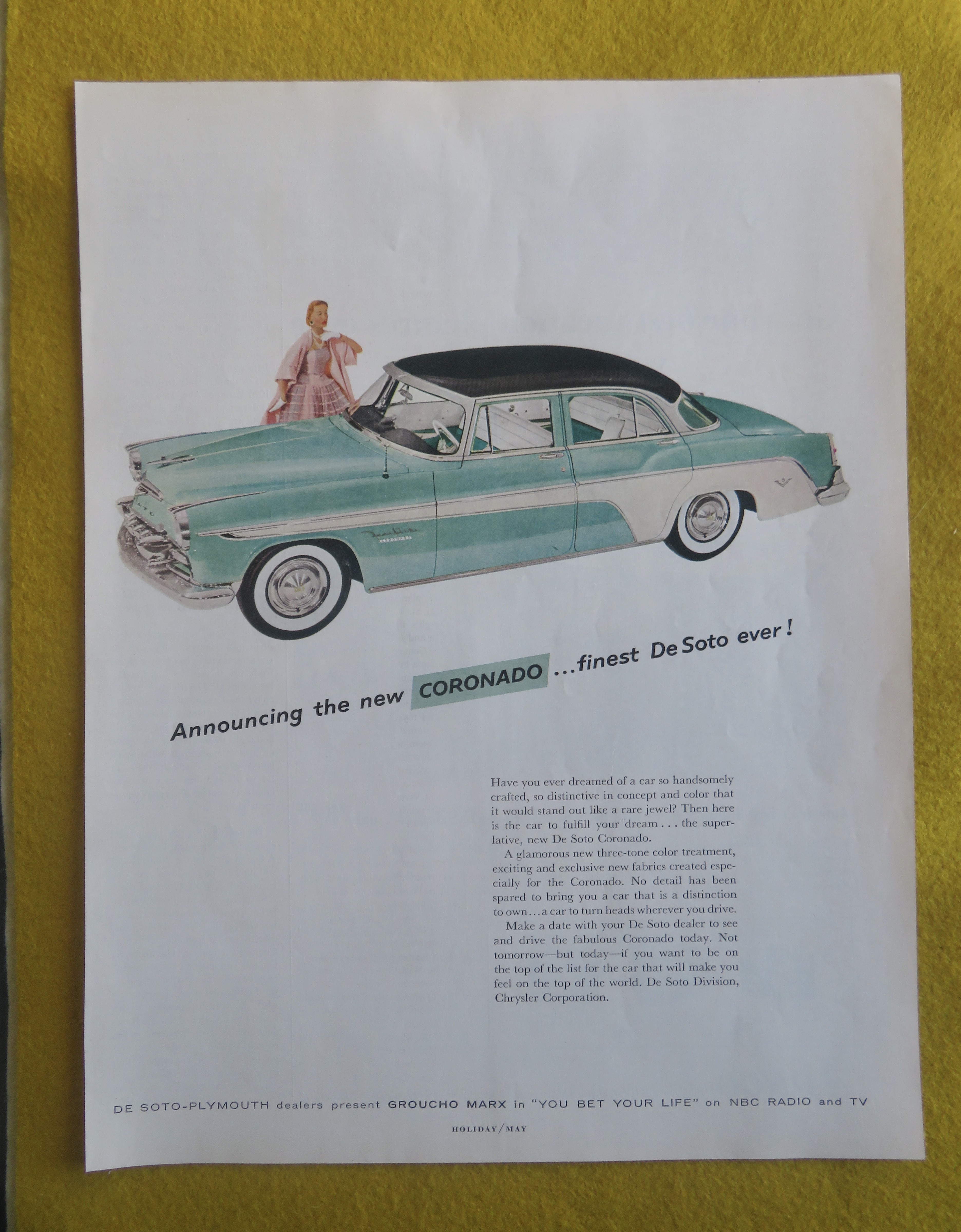 1955 De Soto Automobile with the Coronado