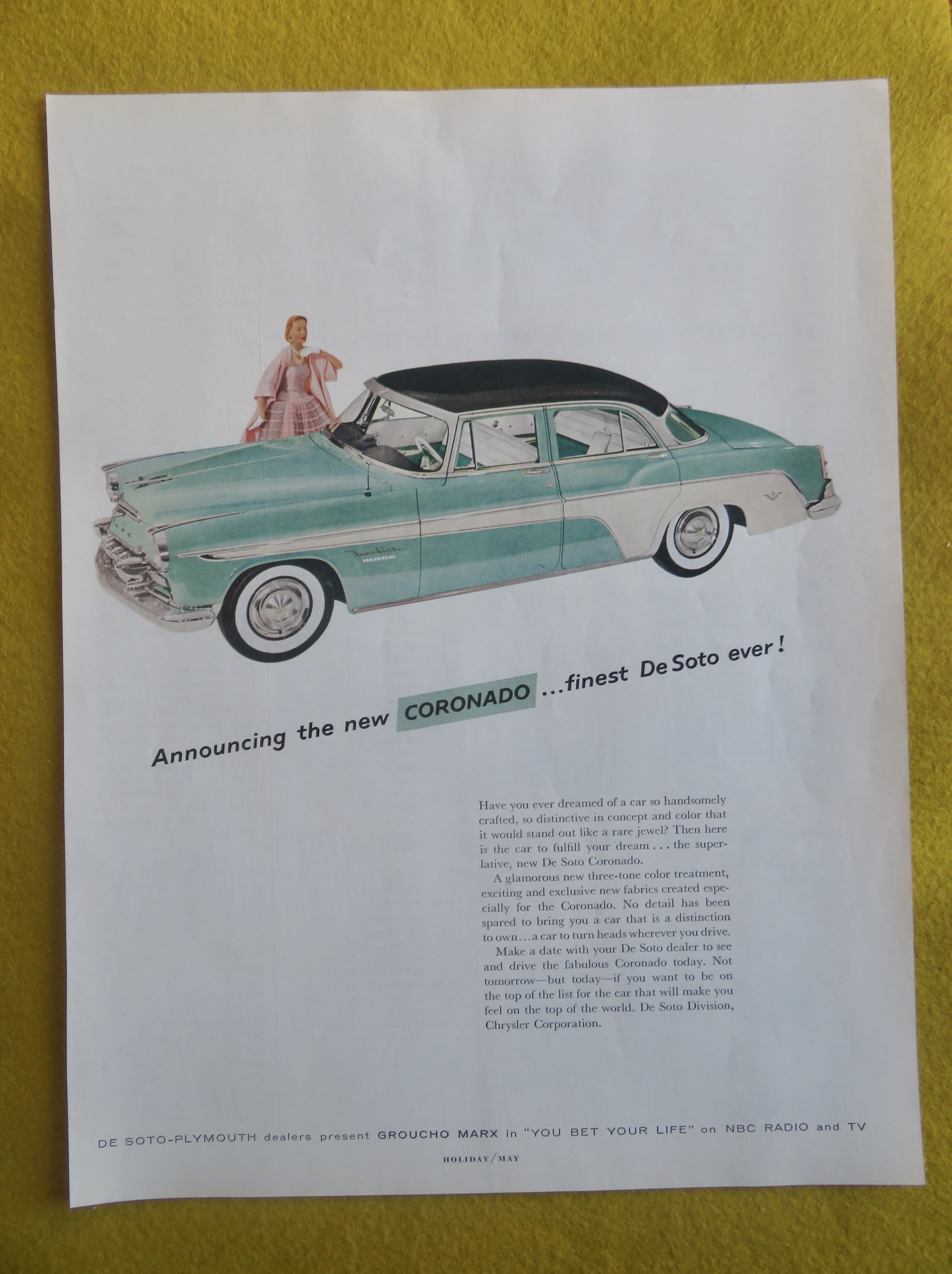 1955 De Soto Automobile with the Coronado