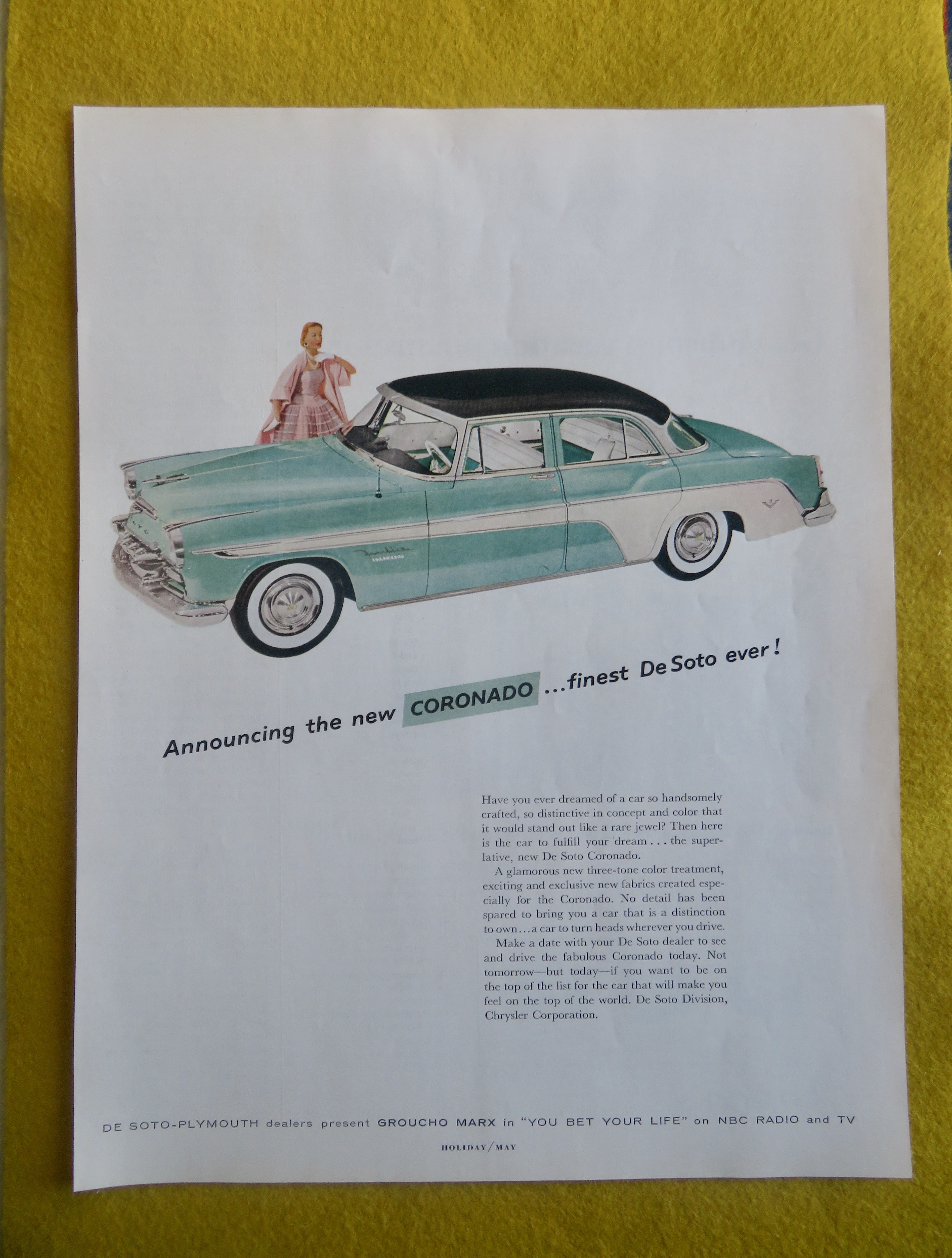 1955 De Soto Automobile with the Coronado