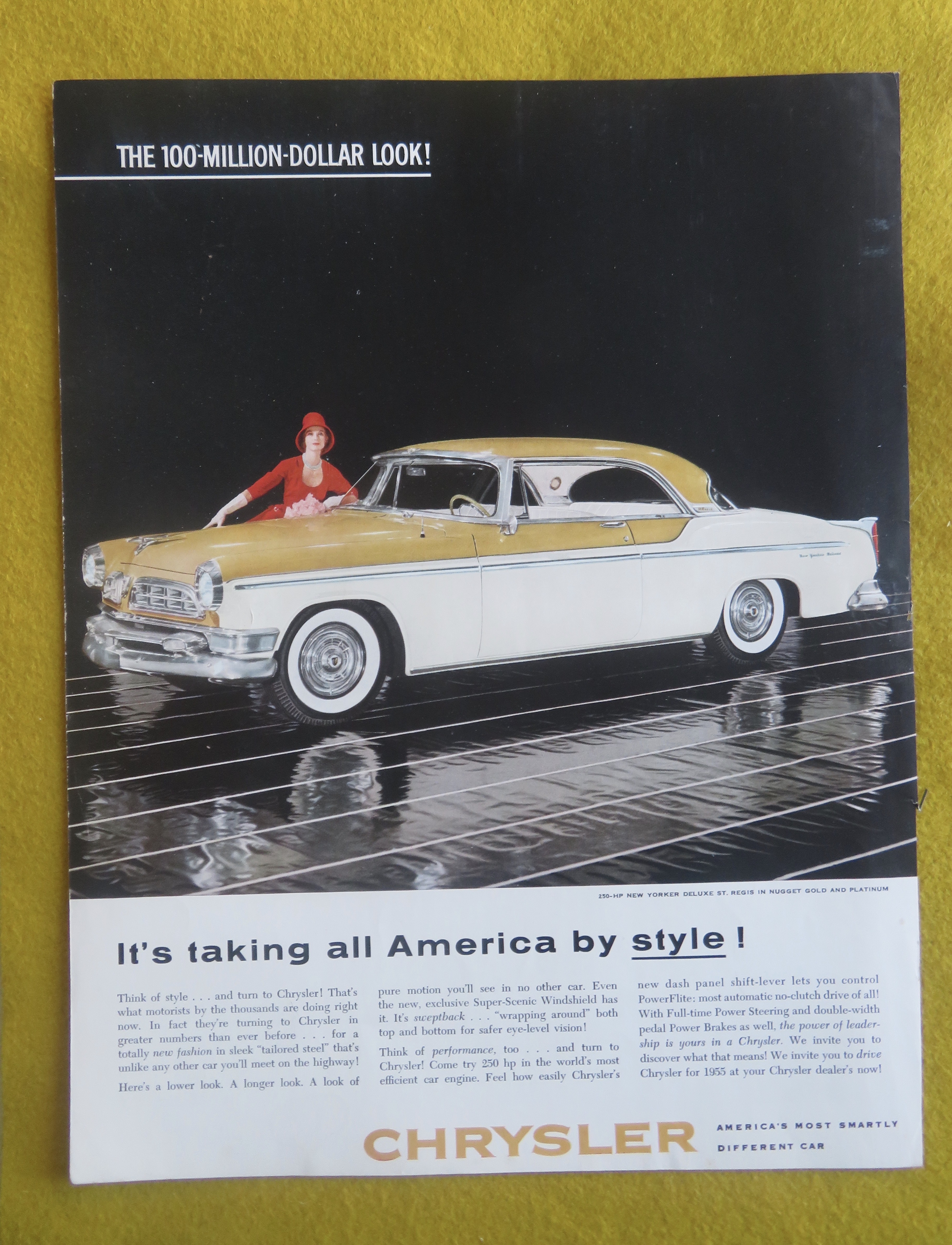 1955 Chrysler Automobile w/ New Yorker Deluxe St Regis