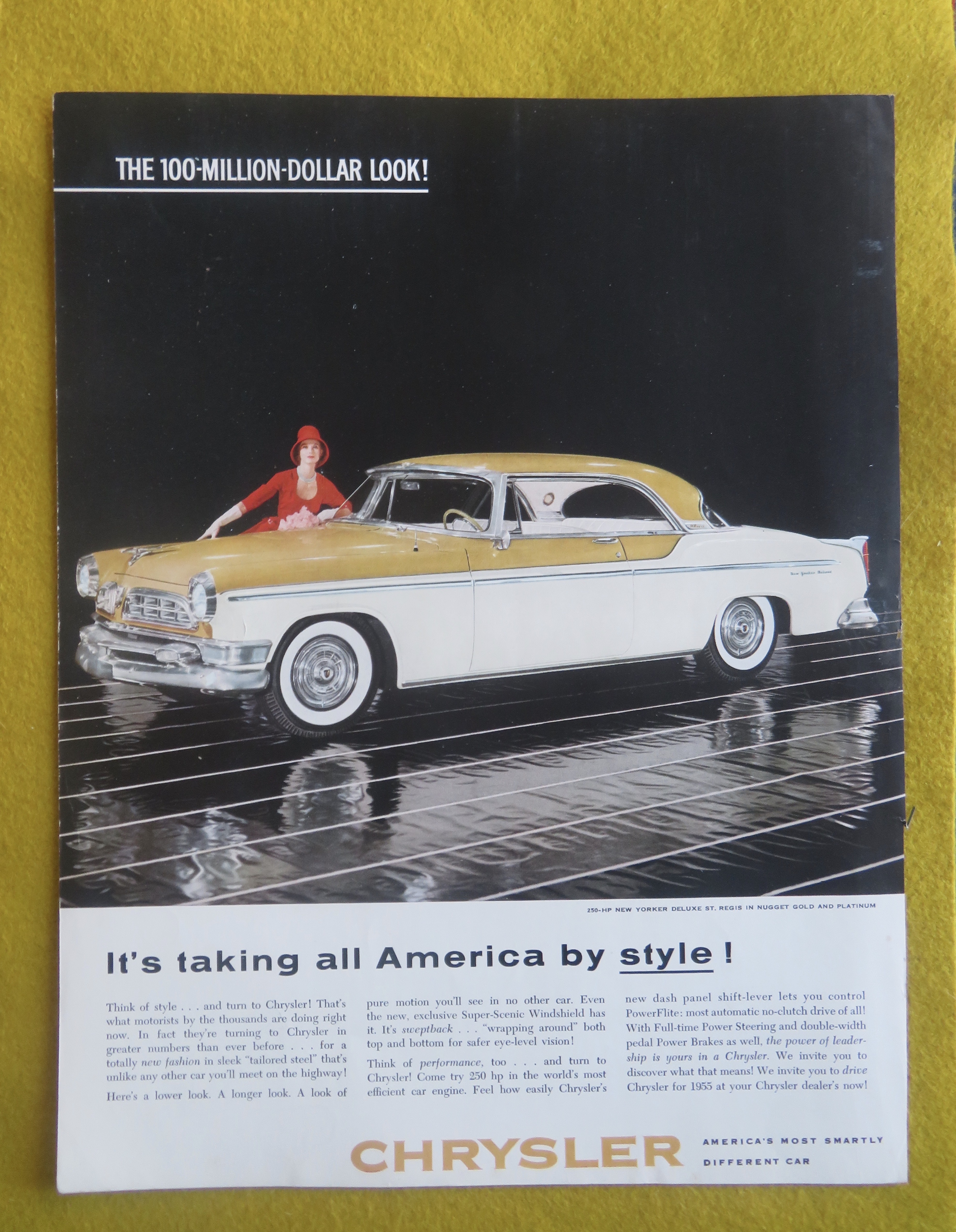 1955 Chrysler Automobile w/ New Yorker Deluxe St Regis